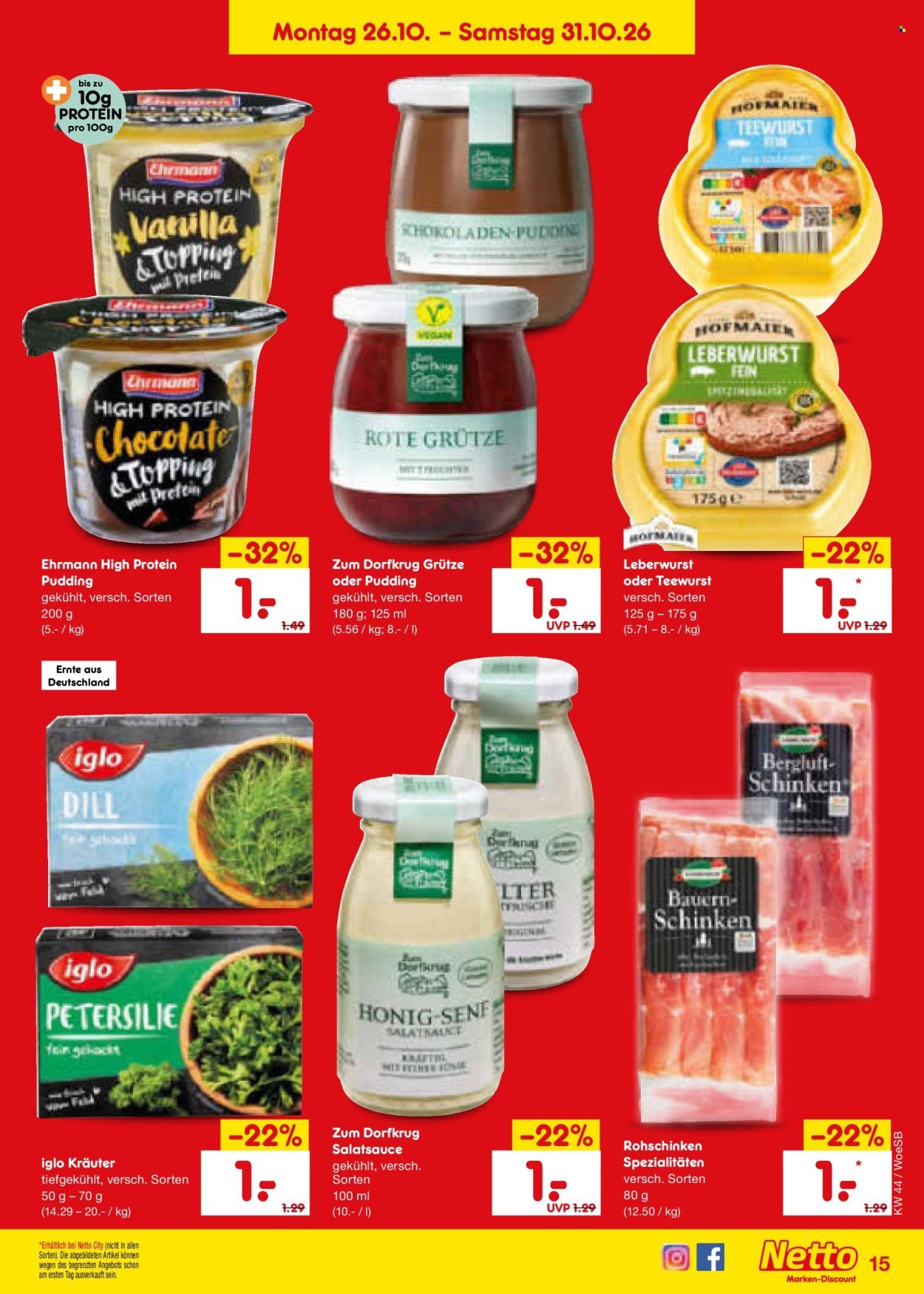 NETTO MARKEN-DISCOUNT Prospekt - Ab Montag 26.10.2026