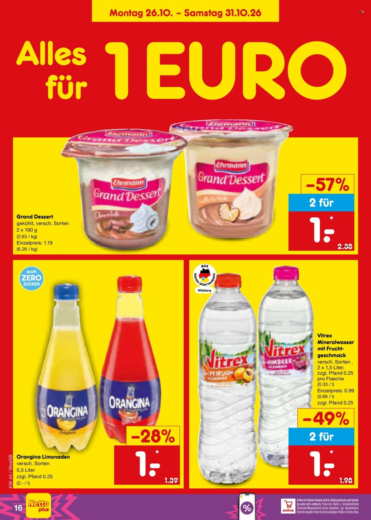 NETTO MARKEN-DISCOUNT Prospekt - Ab Montag 26.10.2026
