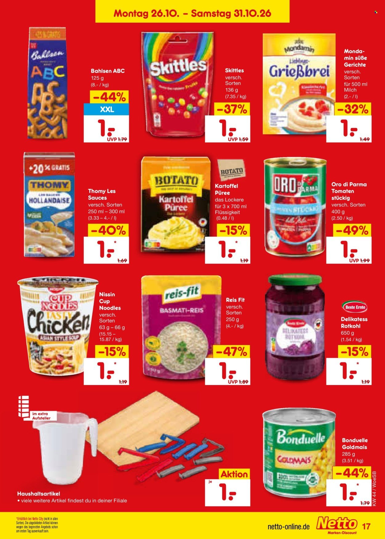NETTO MARKEN-DISCOUNT Prospekt - Ab Montag 26.10.2026