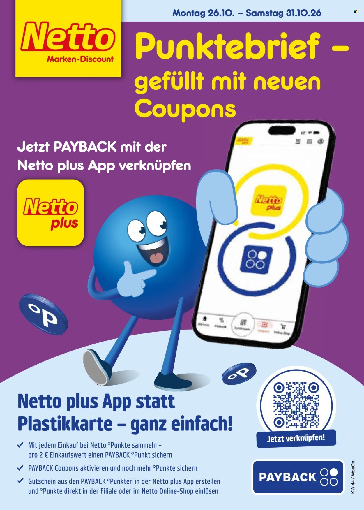 NETTO MARKEN-DISCOUNT Prospekt - Ab Montag 26.10.2026