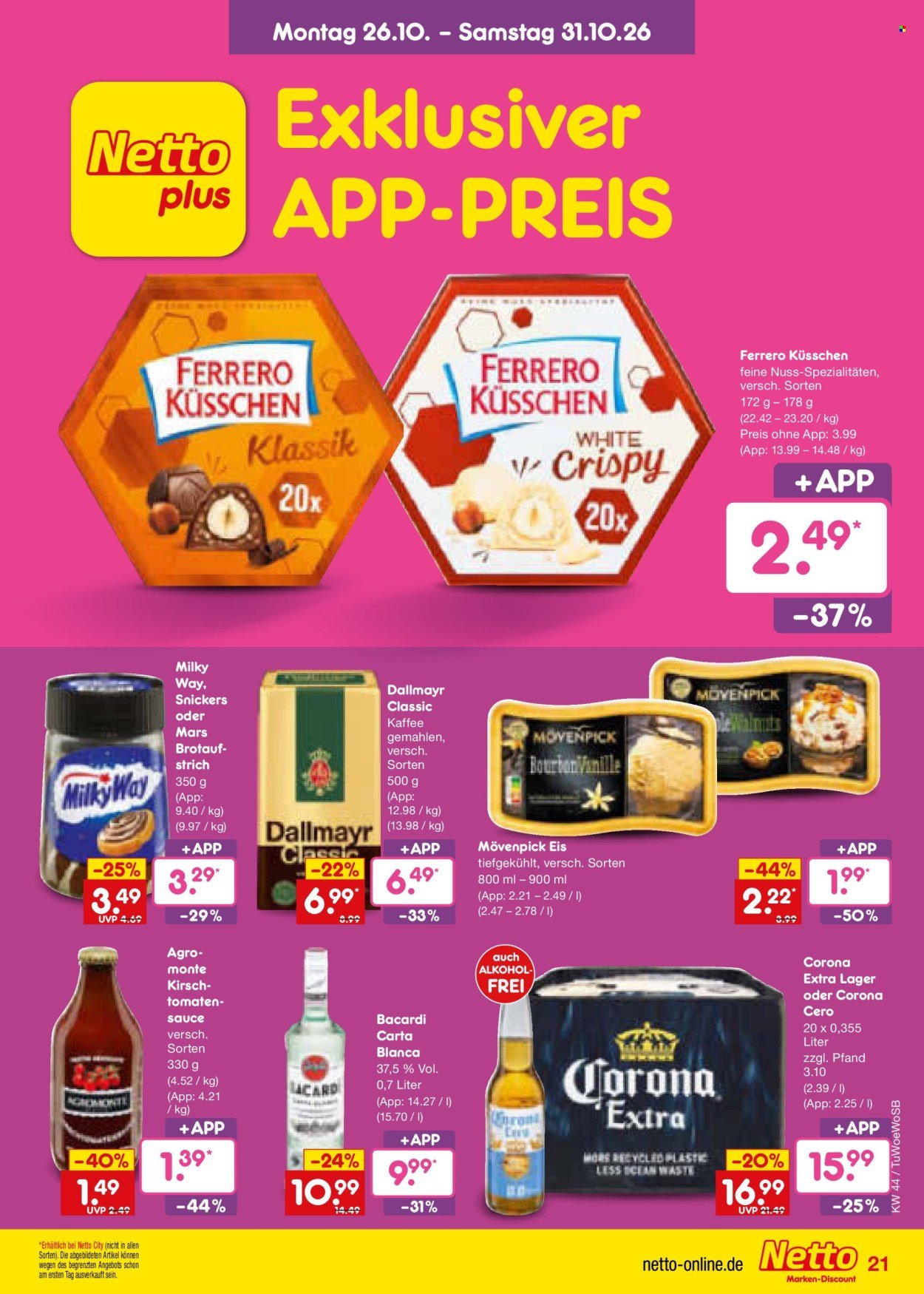 NETTO MARKEN-DISCOUNT Prospekt - Ab Montag 26.10.2026