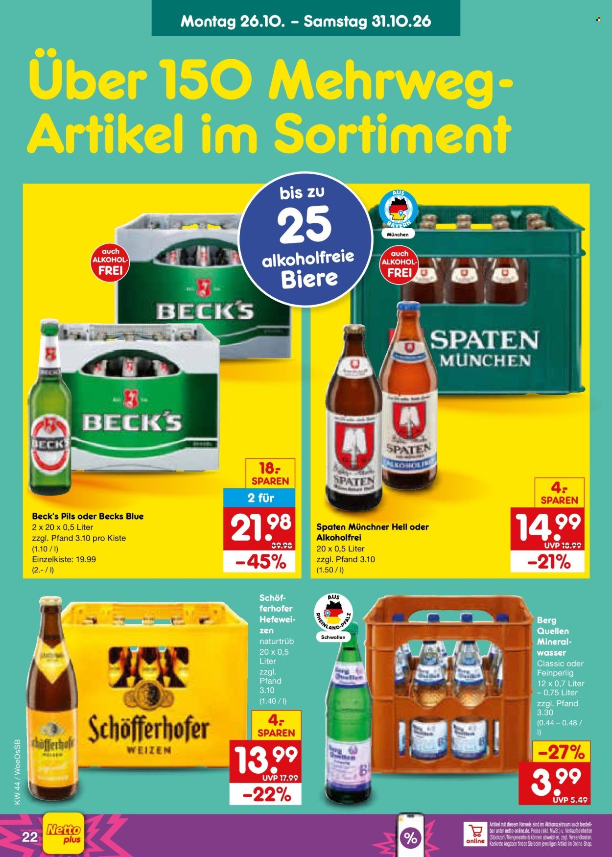 NETTO MARKEN-DISCOUNT Prospekt - Ab Montag 26.10.2026
