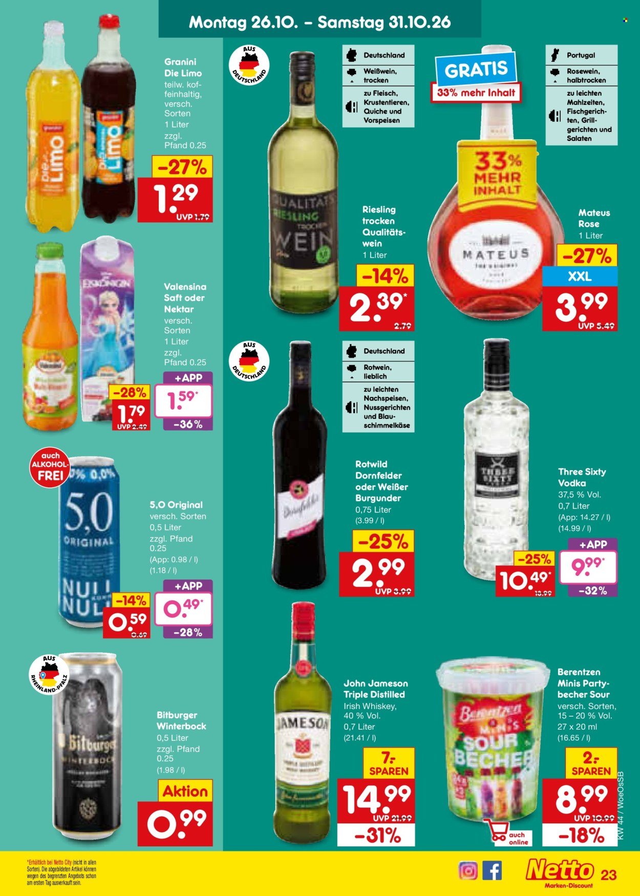 NETTO MARKEN-DISCOUNT Prospekt - Ab Montag 26.10.2026