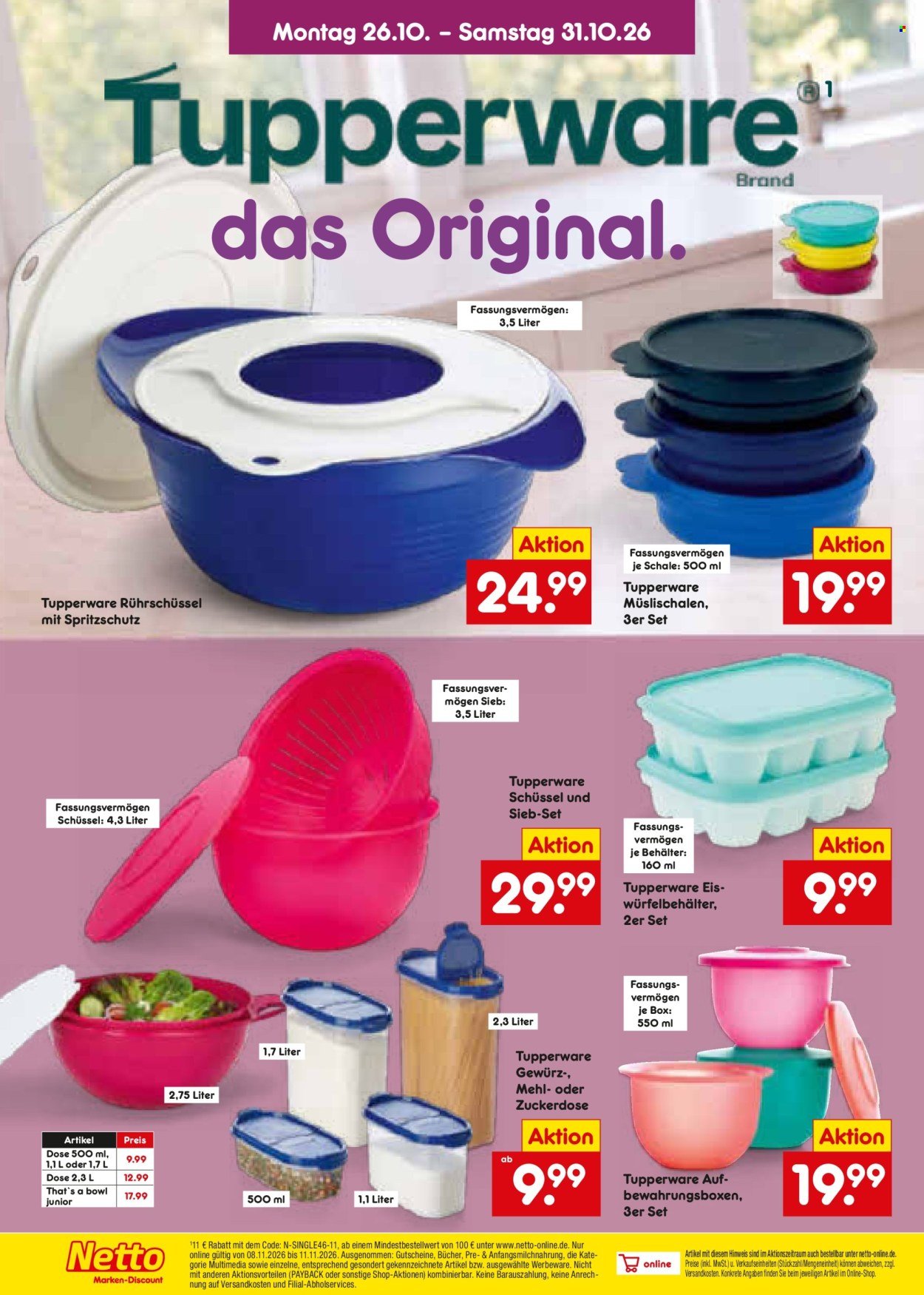 NETTO MARKEN-DISCOUNT Prospekt - Ab Montag 26.10.2026