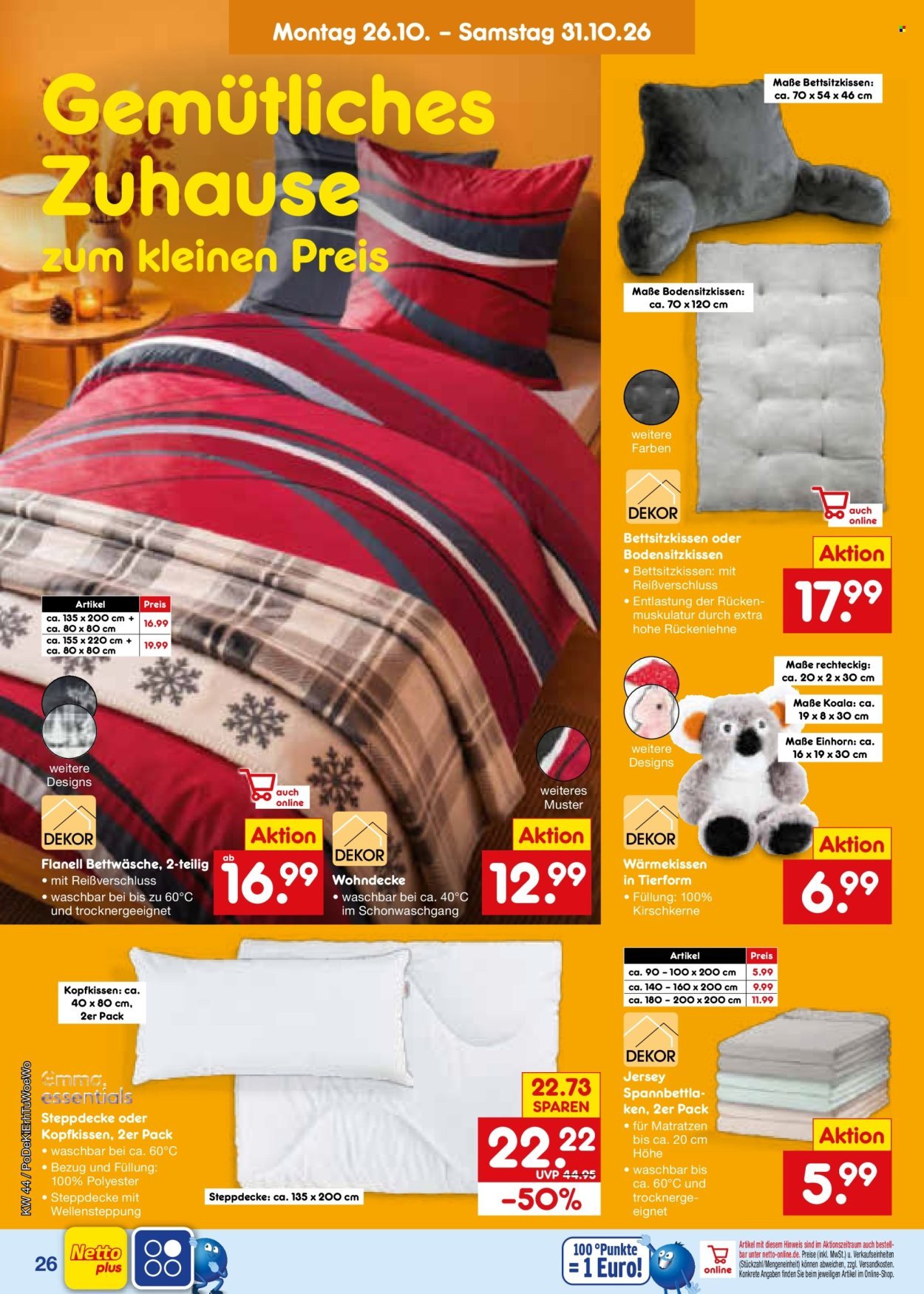 NETTO MARKEN-DISCOUNT Prospekt - Ab Montag 26.10.2026