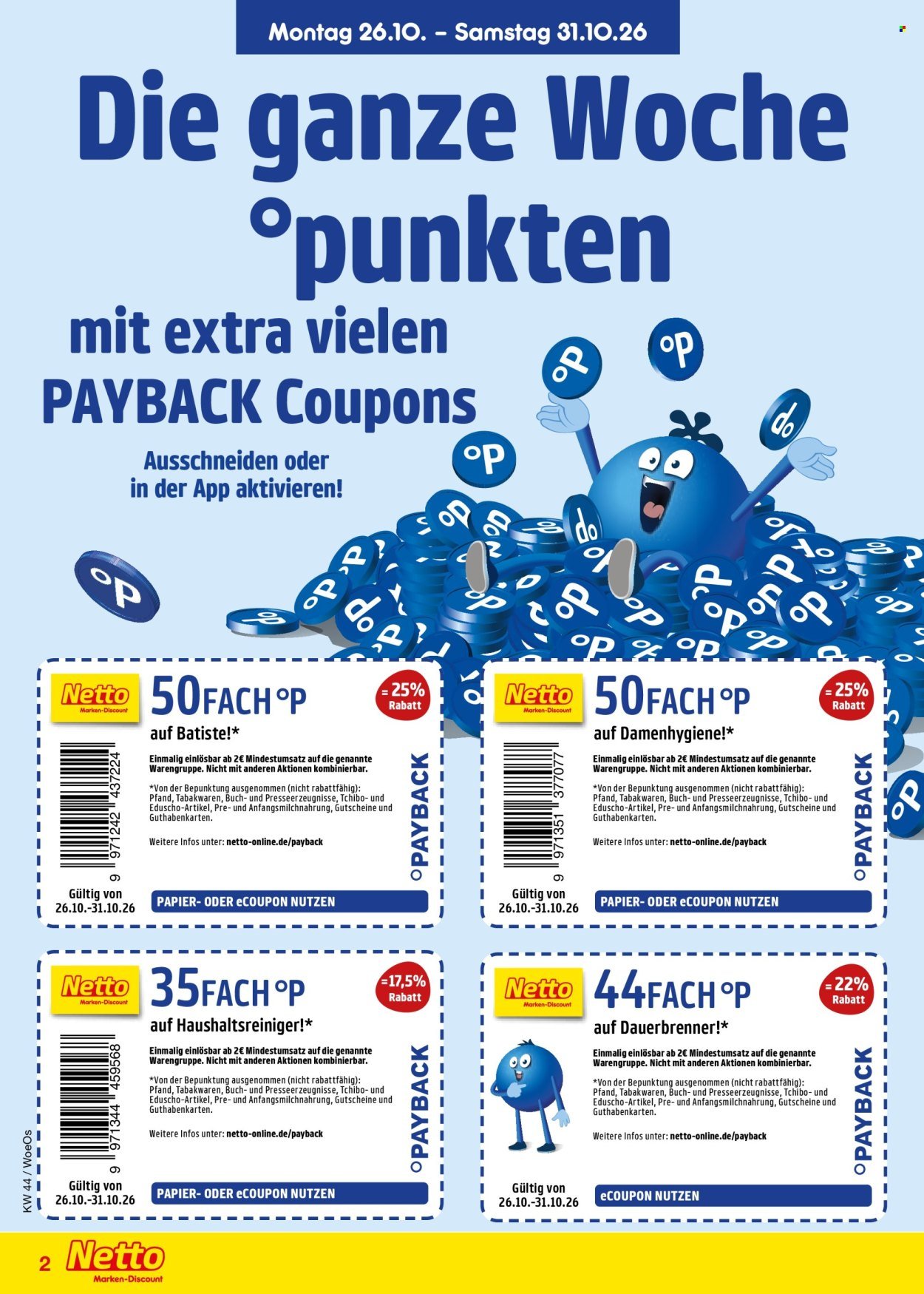 NETTO MARKEN-DISCOUNT Prospekt - Ab Montag 26.10.2026