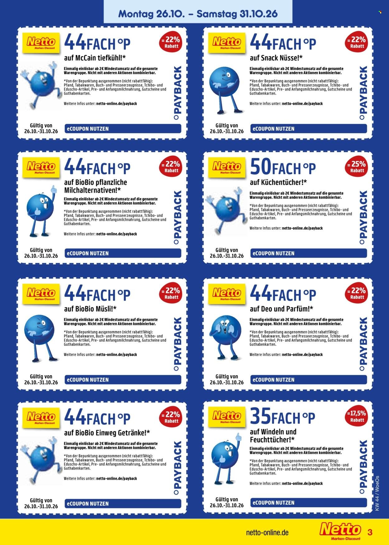 NETTO MARKEN-DISCOUNT Prospekt - Ab Montag 26.10.2026