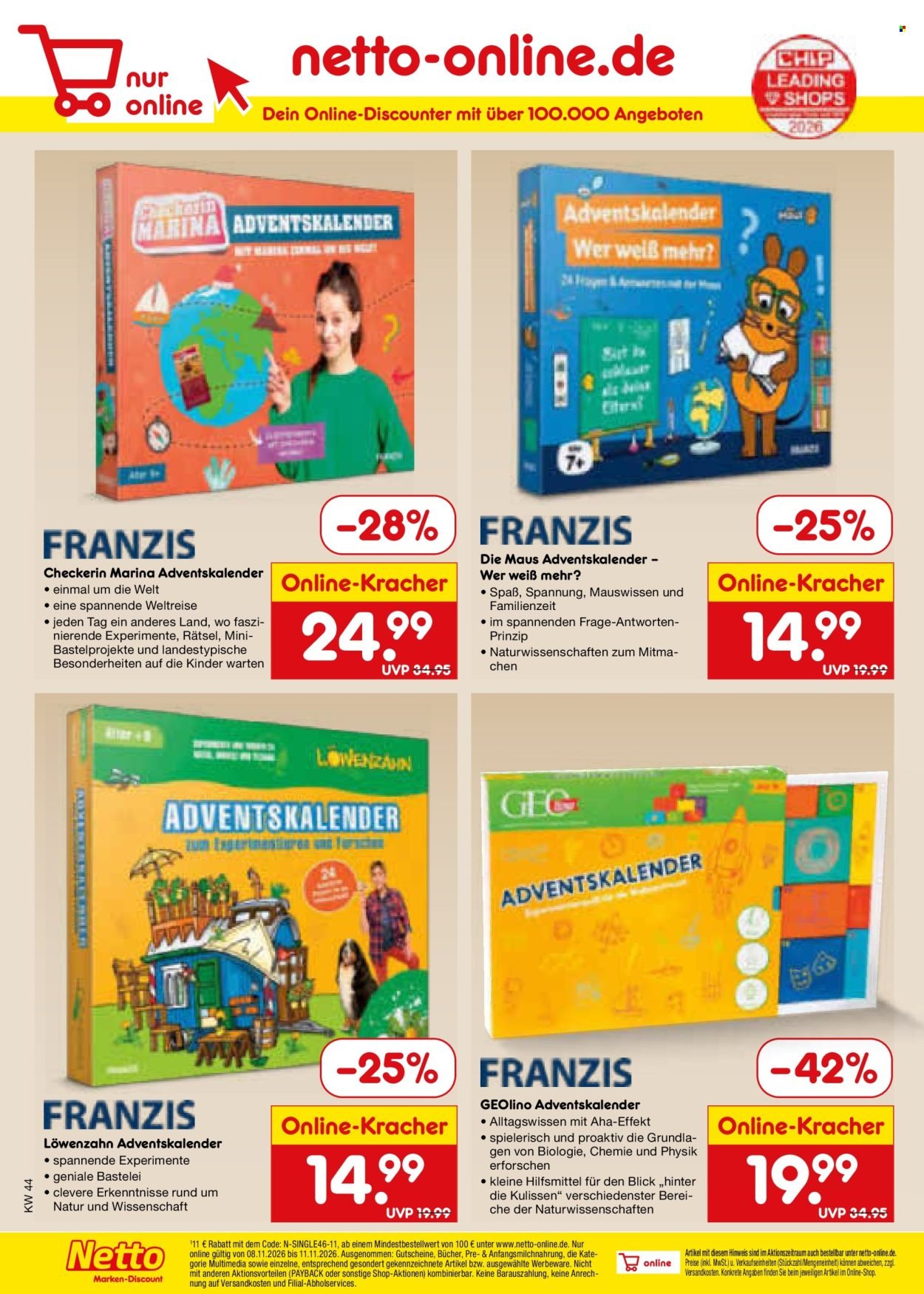 NETTO MARKEN-DISCOUNT Prospekt - Ab Montag 26.10.2026