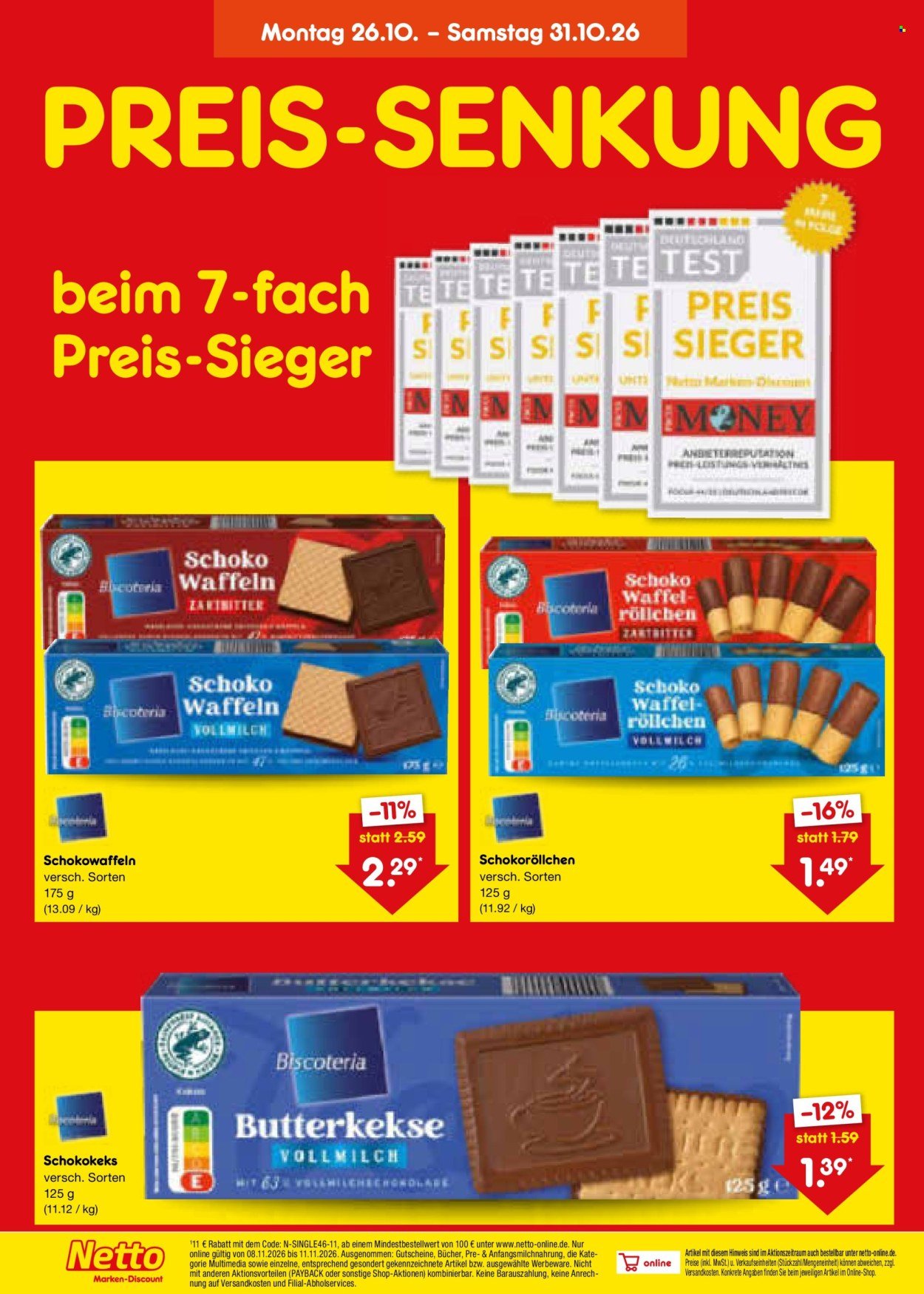 NETTO MARKEN-DISCOUNT Prospekt - Ab Montag 26.10.2026