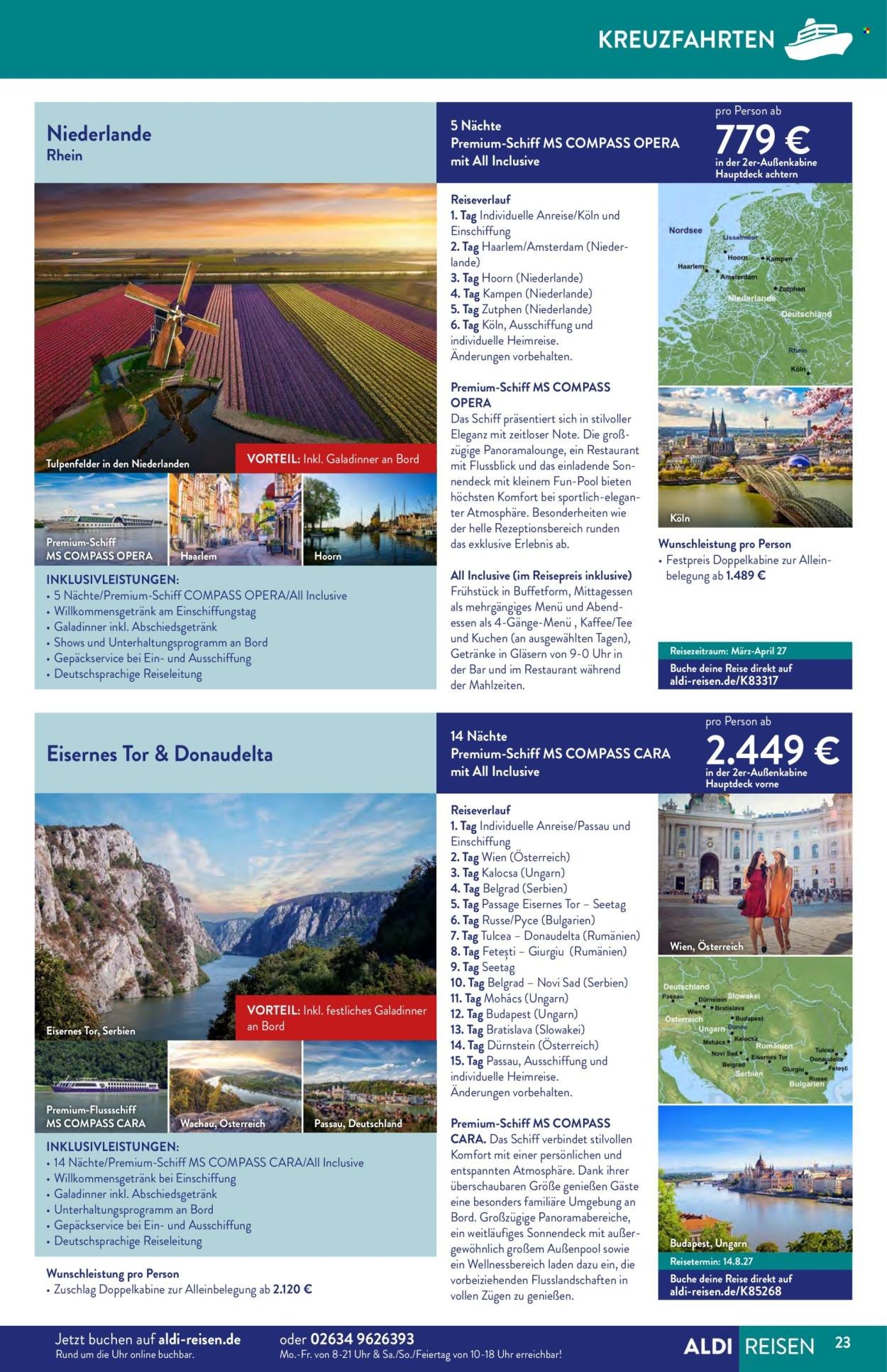 ALDI SÜD Prospekt - Reise-Highlights