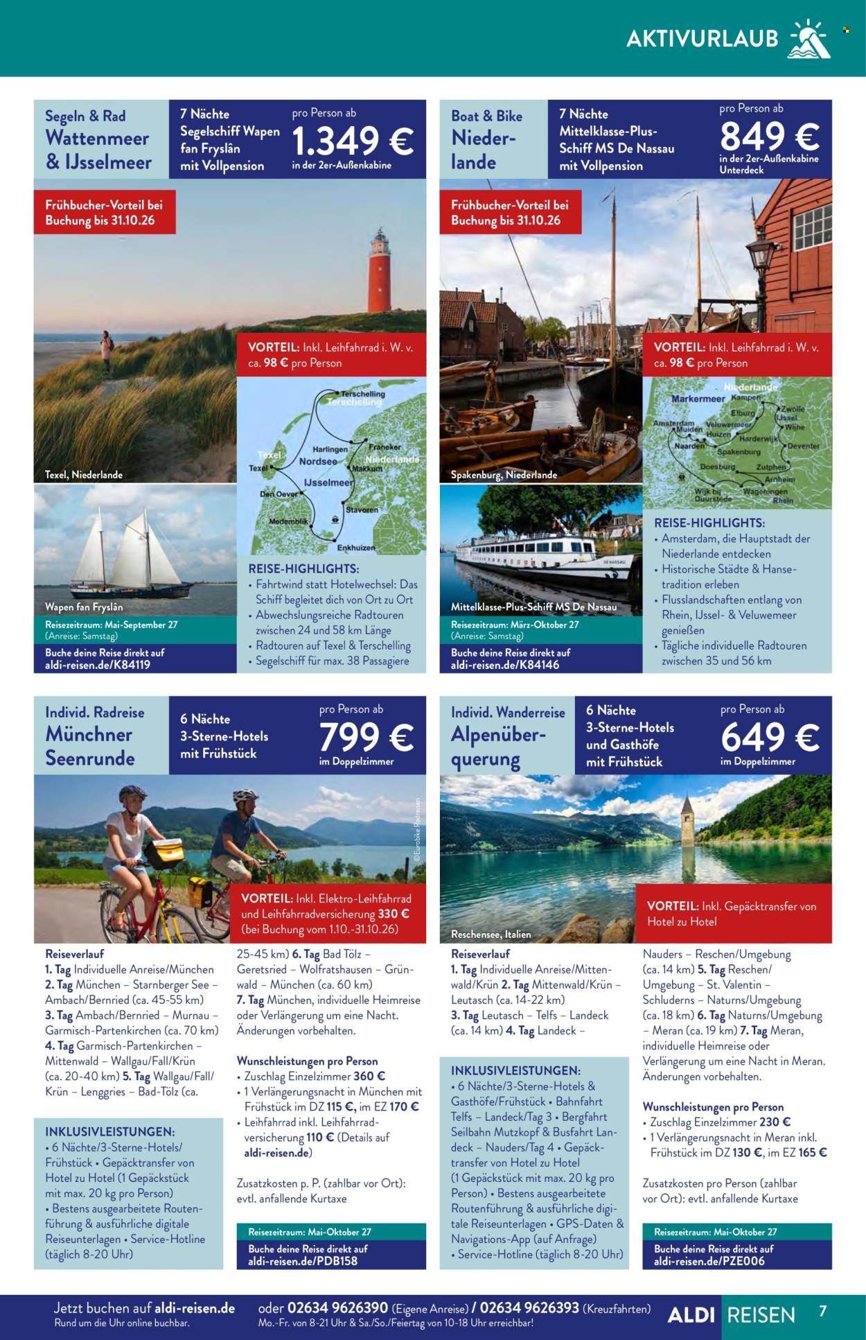 ALDI SÜD Prospekt - Reise-Highlights