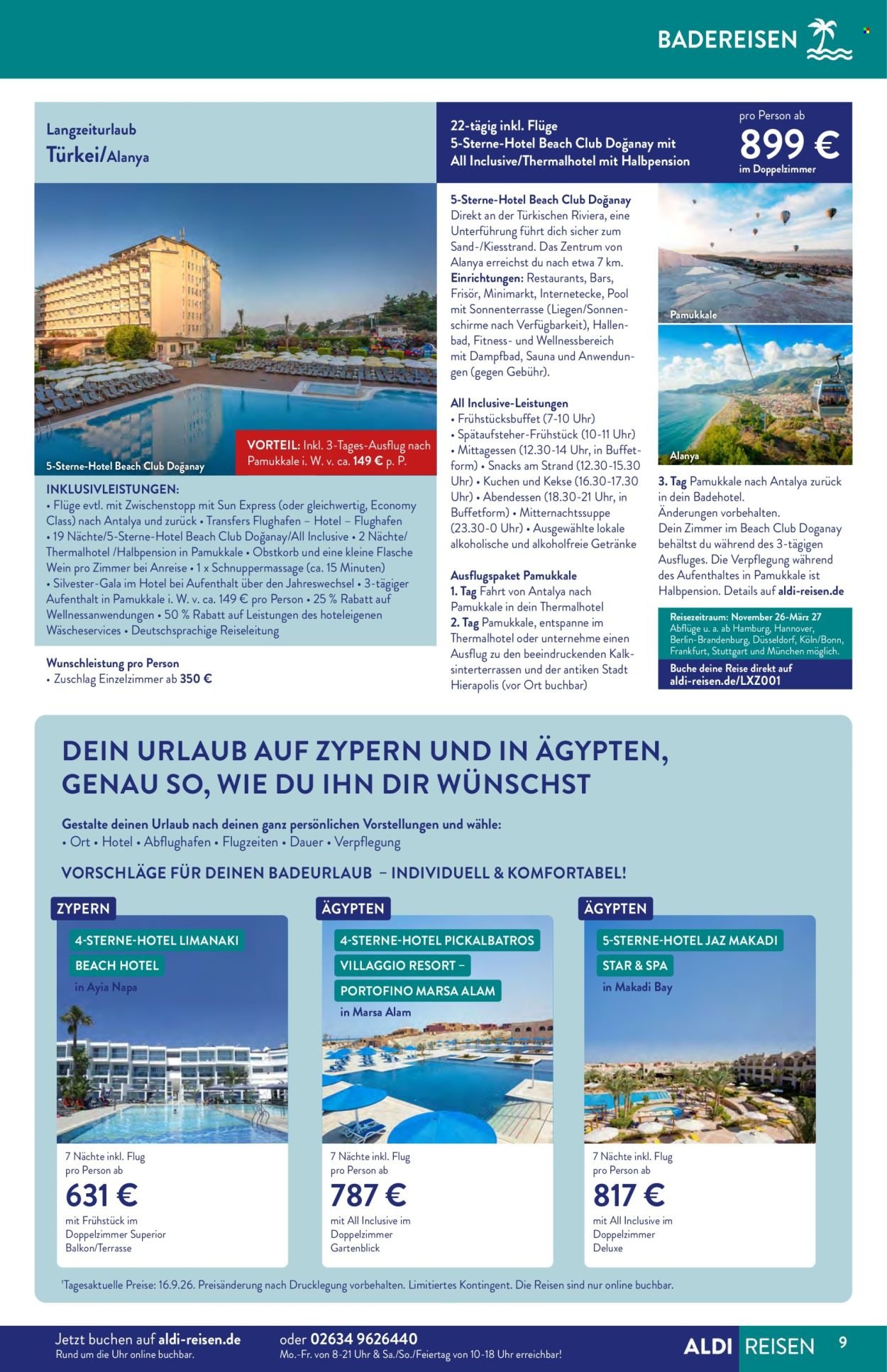 ALDI SÜD Prospekt - Reise-Highlights