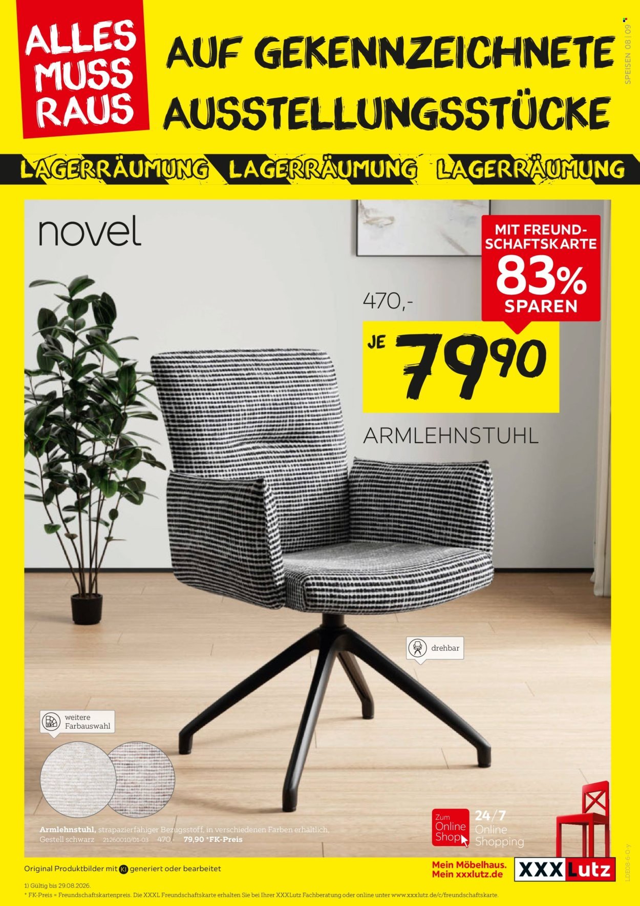 XXXLUTZ Prospekt - Größte Lagerräumung