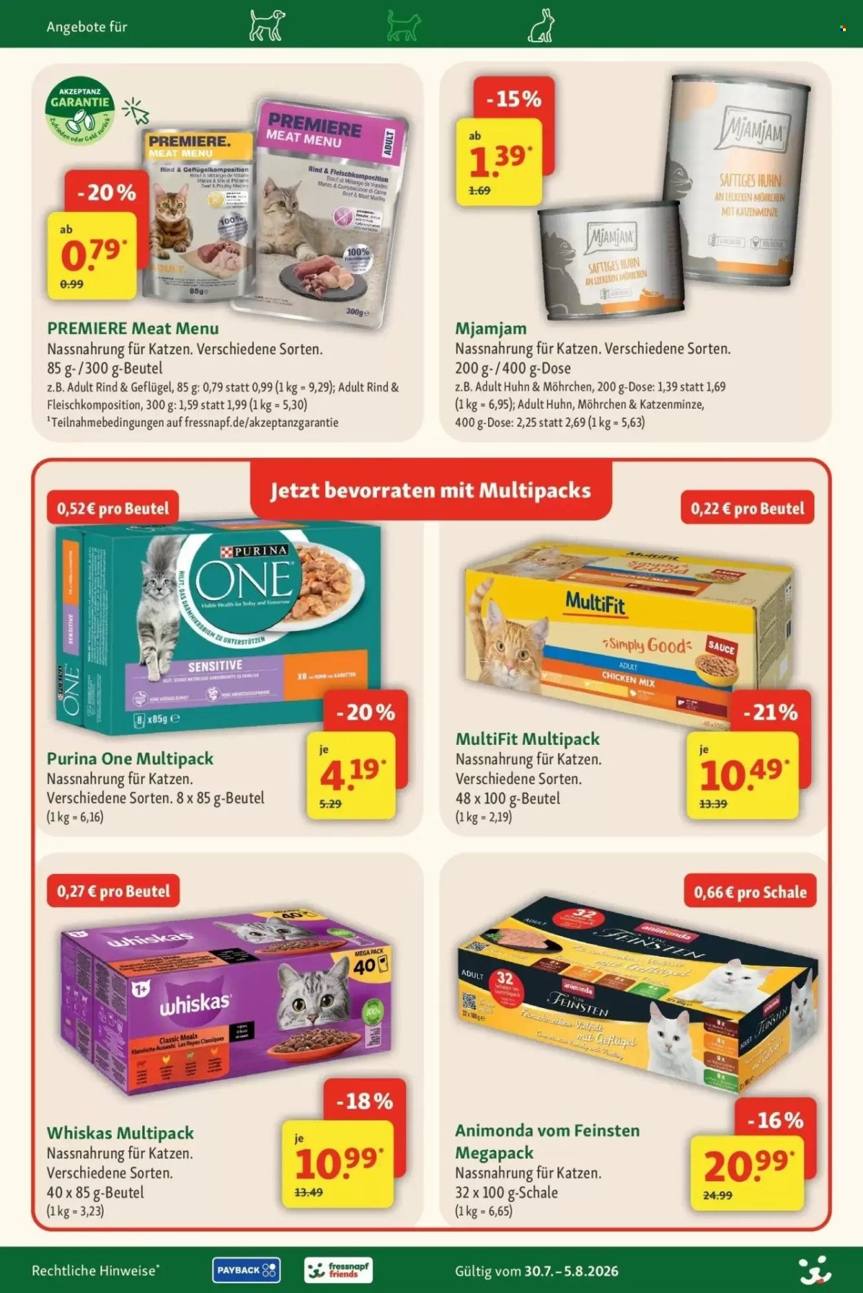 FRESSNAPF Prospekt - Ab Donnerstag 30.07.2026