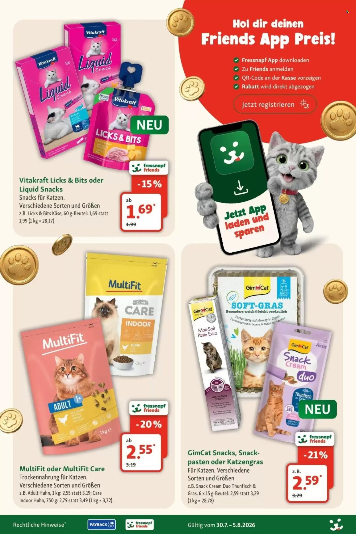 FRESSNAPF Prospekt - Ab Donnerstag 30.07.2026