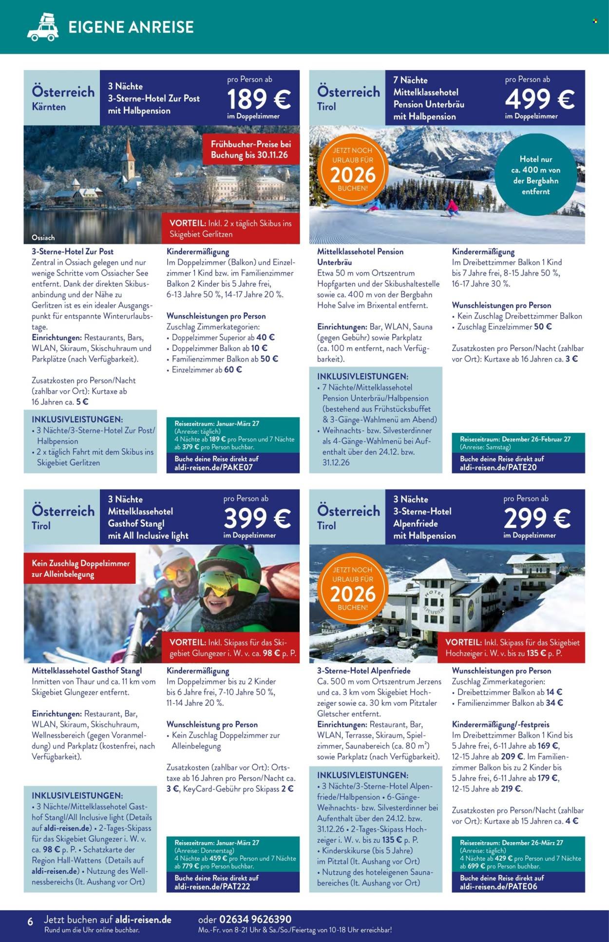 ALDI SÜD Prospekt - Reise-Highlights
