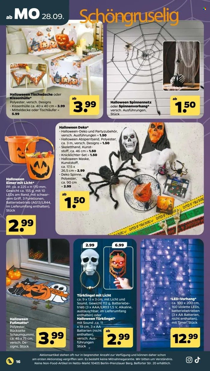 NETTO Prospekt - Ab Montag 28.09.2026