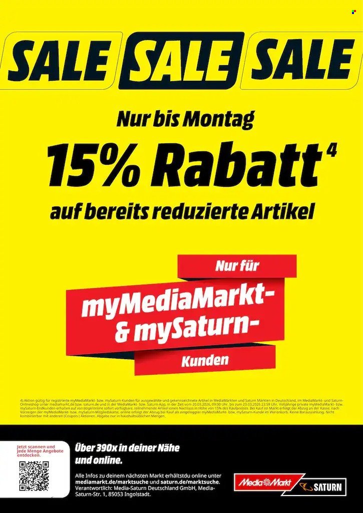 SATURN Prospekt - Ab Freitag 20.03.2026 (2026-03-20 - 2026-03-23)