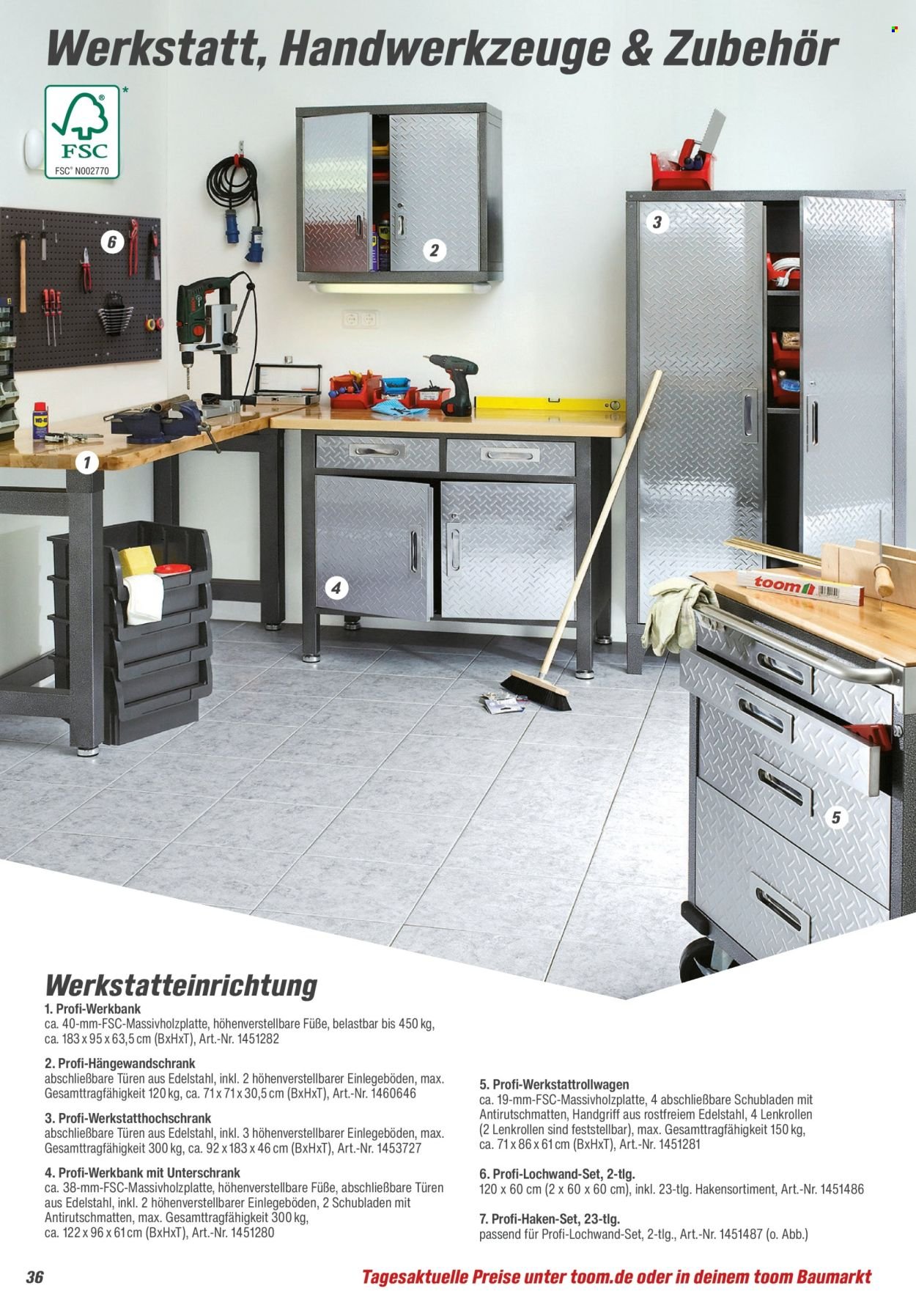 TOOM BAUMARKT Prospekt - Maschinen & Werkstatt