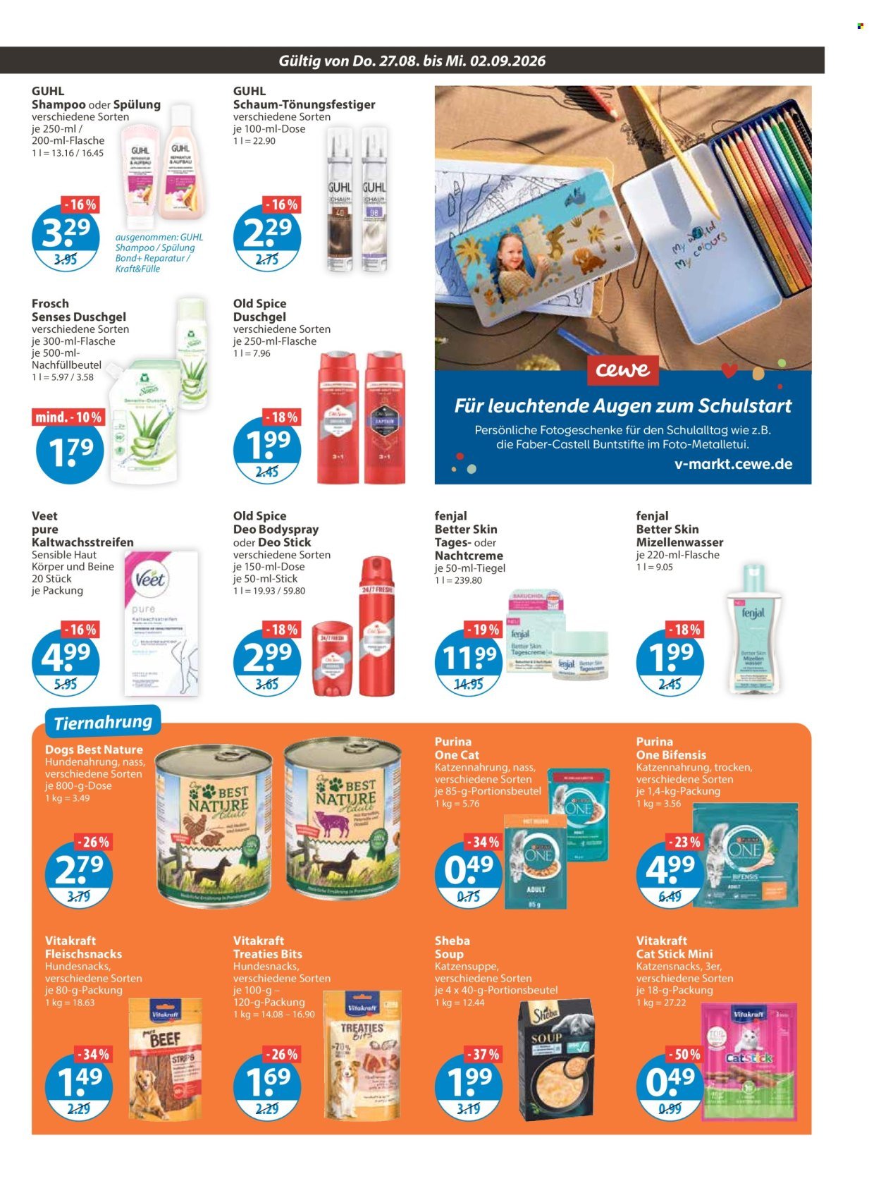 V-MARKT Prospekt - Ab Donnerstag 27.08.2026