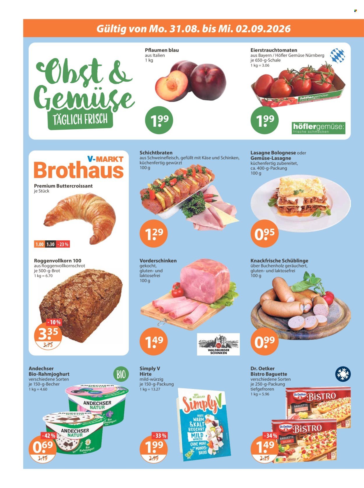 V-MARKT Prospekt - Ab Donnerstag 27.08.2026