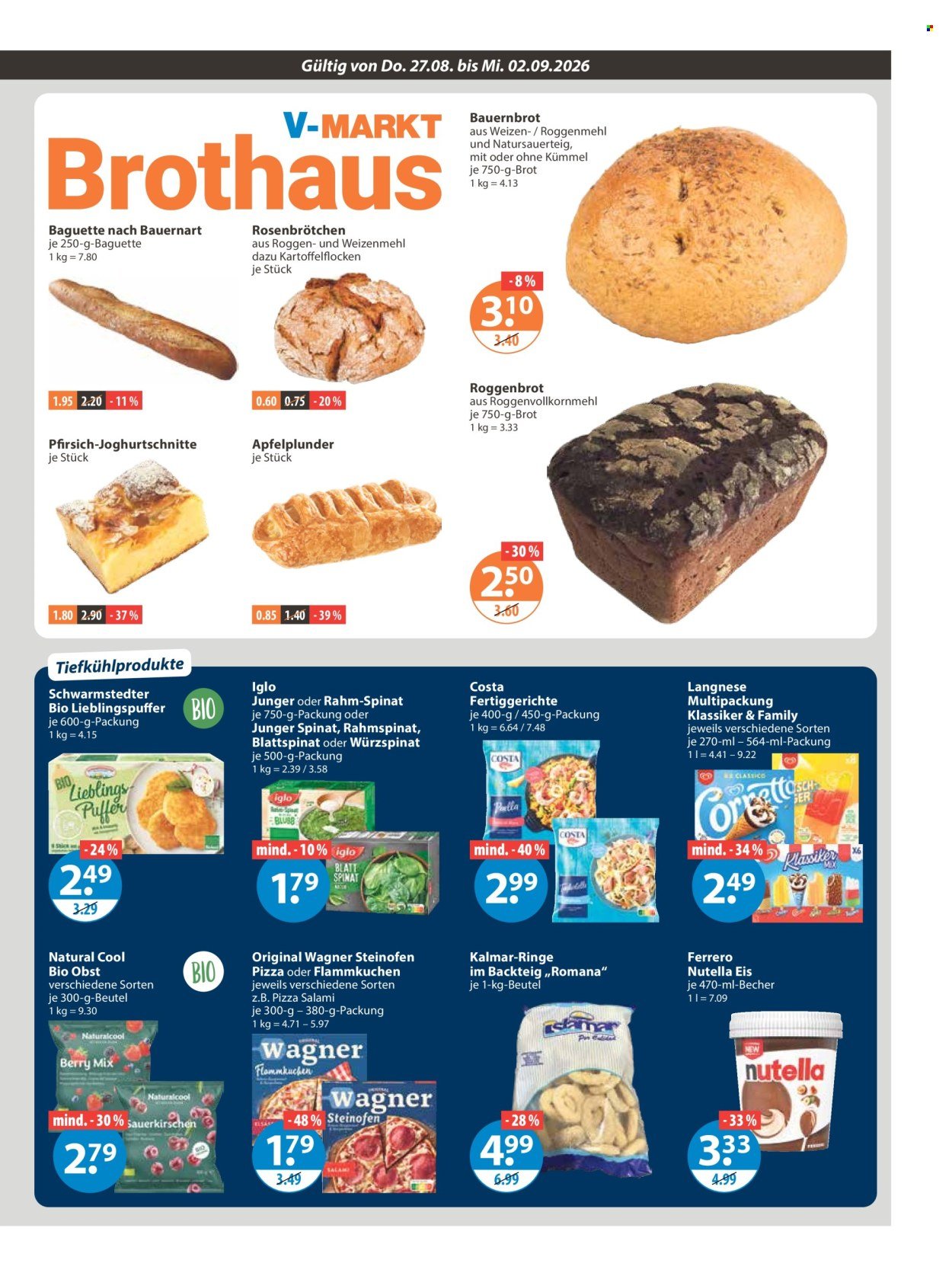 V-MARKT Prospekt - Ab Donnerstag 27.08.2026
