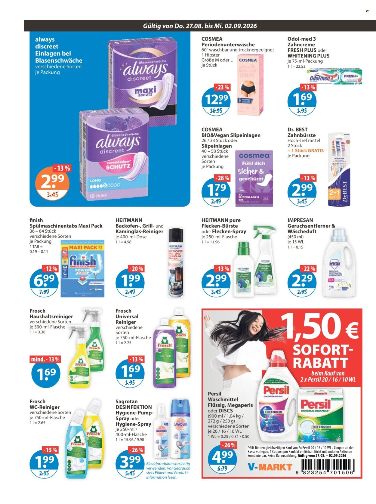 V-MARKT Prospekt - Ab Donnerstag 27.08.2026