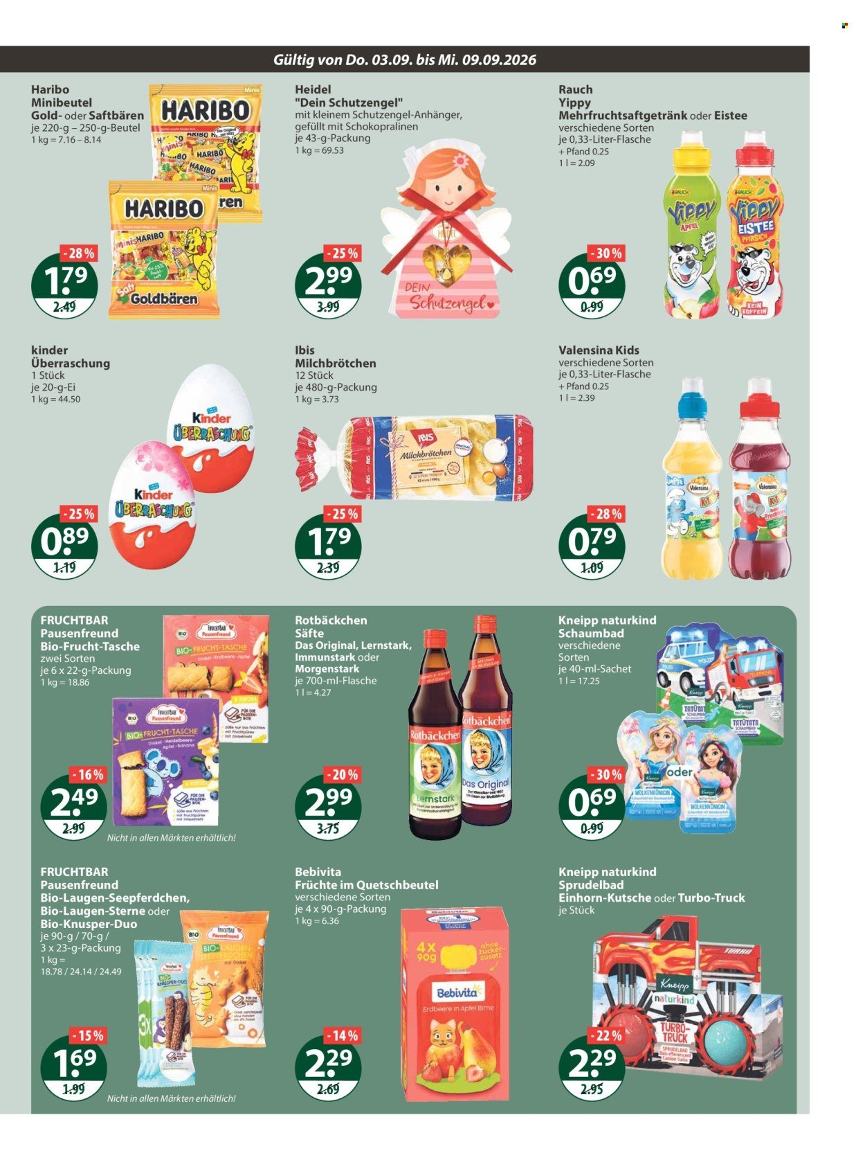 V-MARKT Prospekt - Ab Donnerstag 3.09.2026