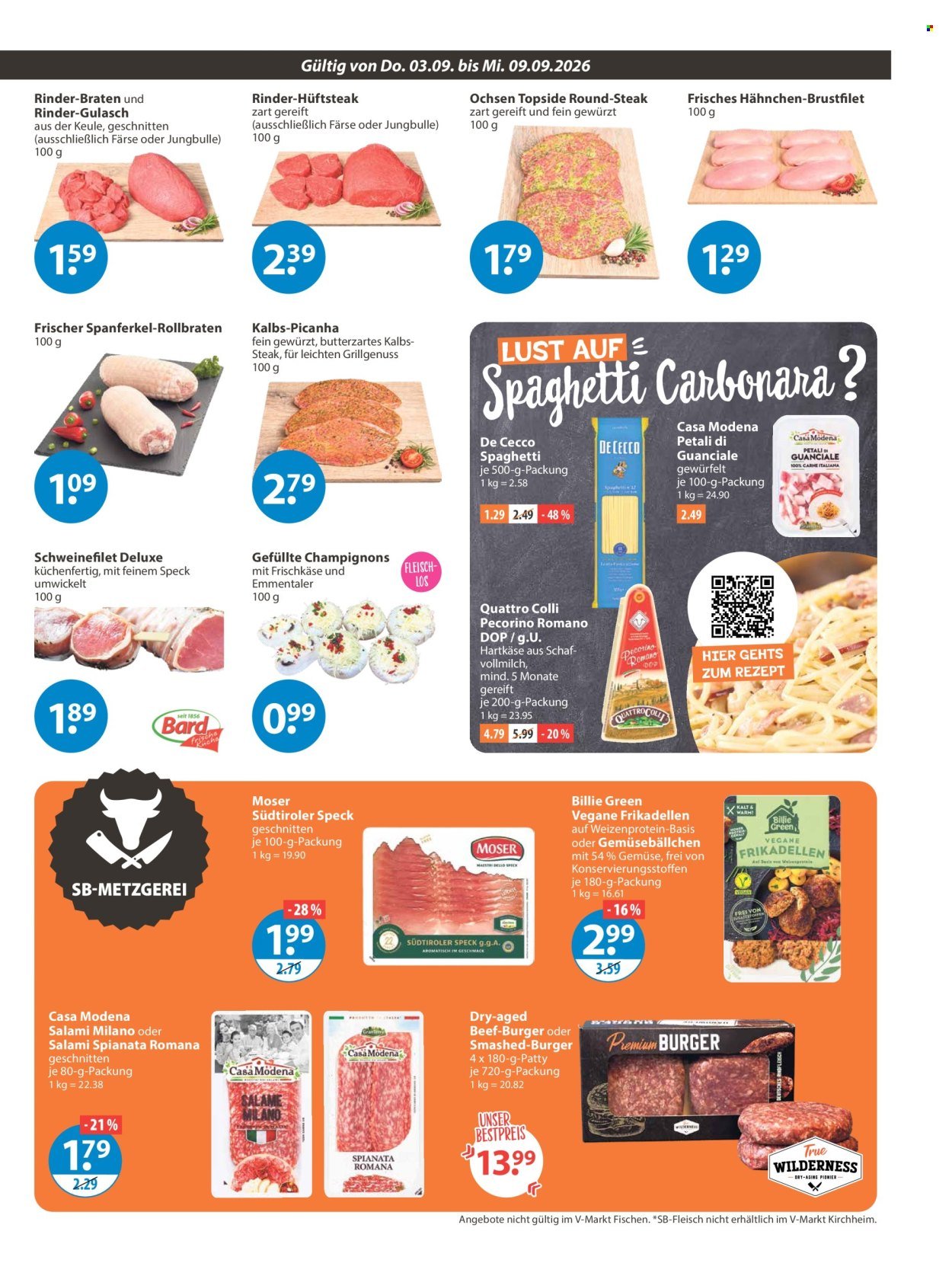 V-MARKT Prospekt - Ab Donnerstag 3.09.2026