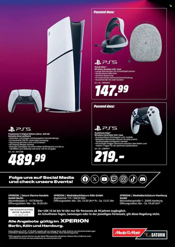 SATURN Prospekt - Ab Mittwoch 25.03.2026 (2026-03-25 - 2026-03-31)