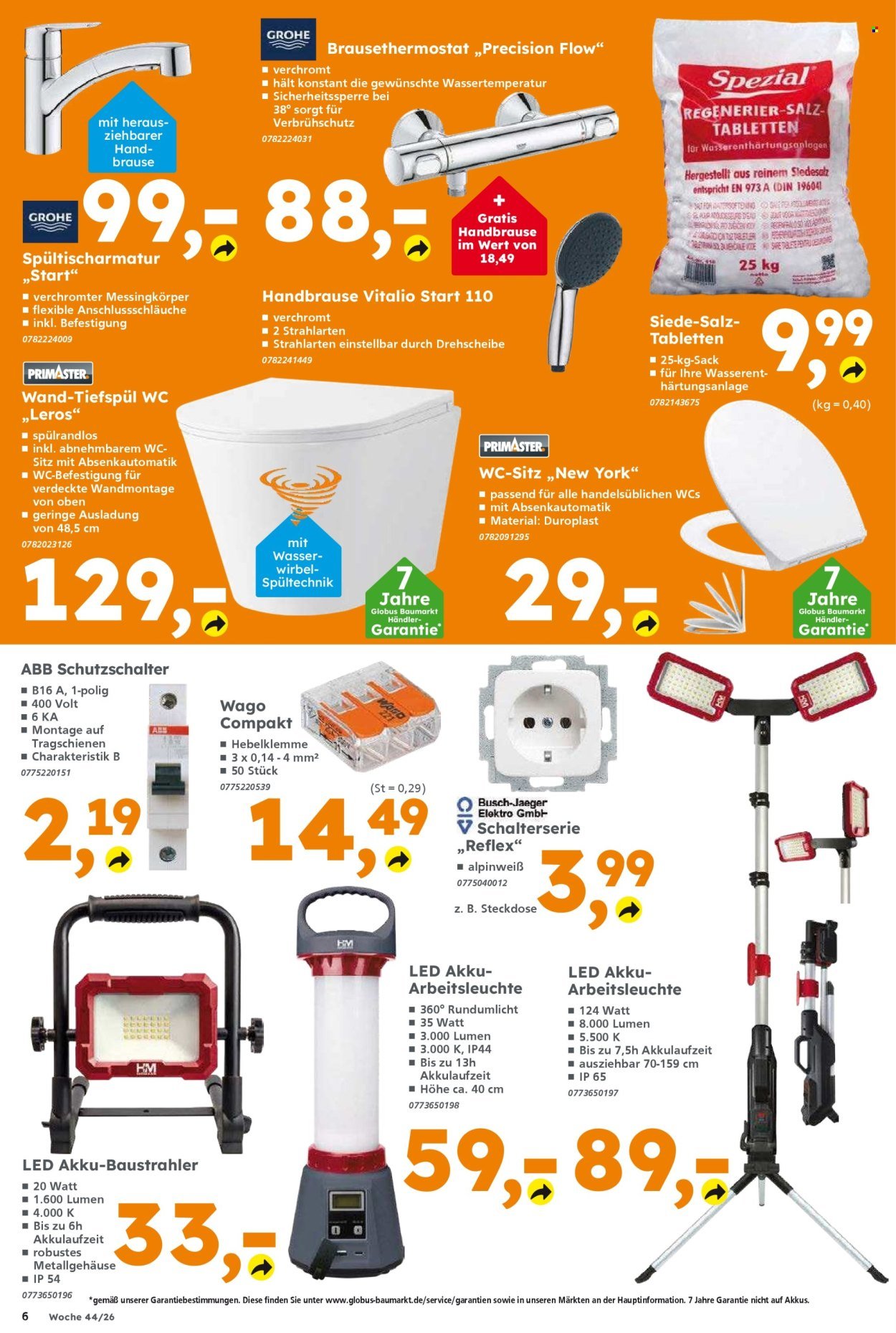 GLOBUS BAUMARKT Prospekt - Ab Montag 26.10.2026