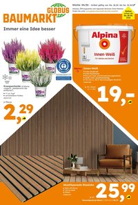 GLOBUS BAUMARKT Prospekt - Ab Montag 26.10.2026