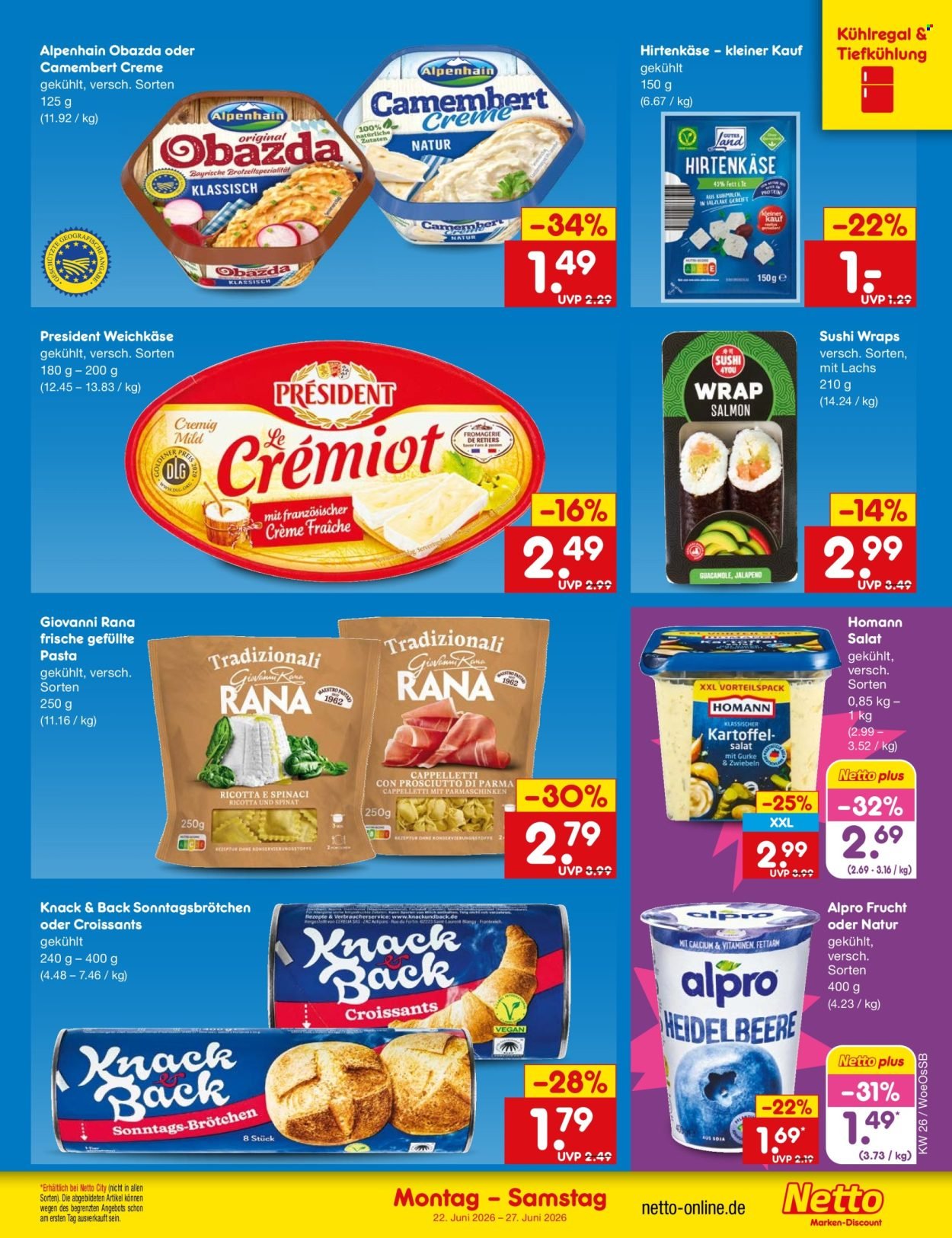 NETTO MARKEN-DISCOUNT Prospekt - Ab Montag 22.06.2026