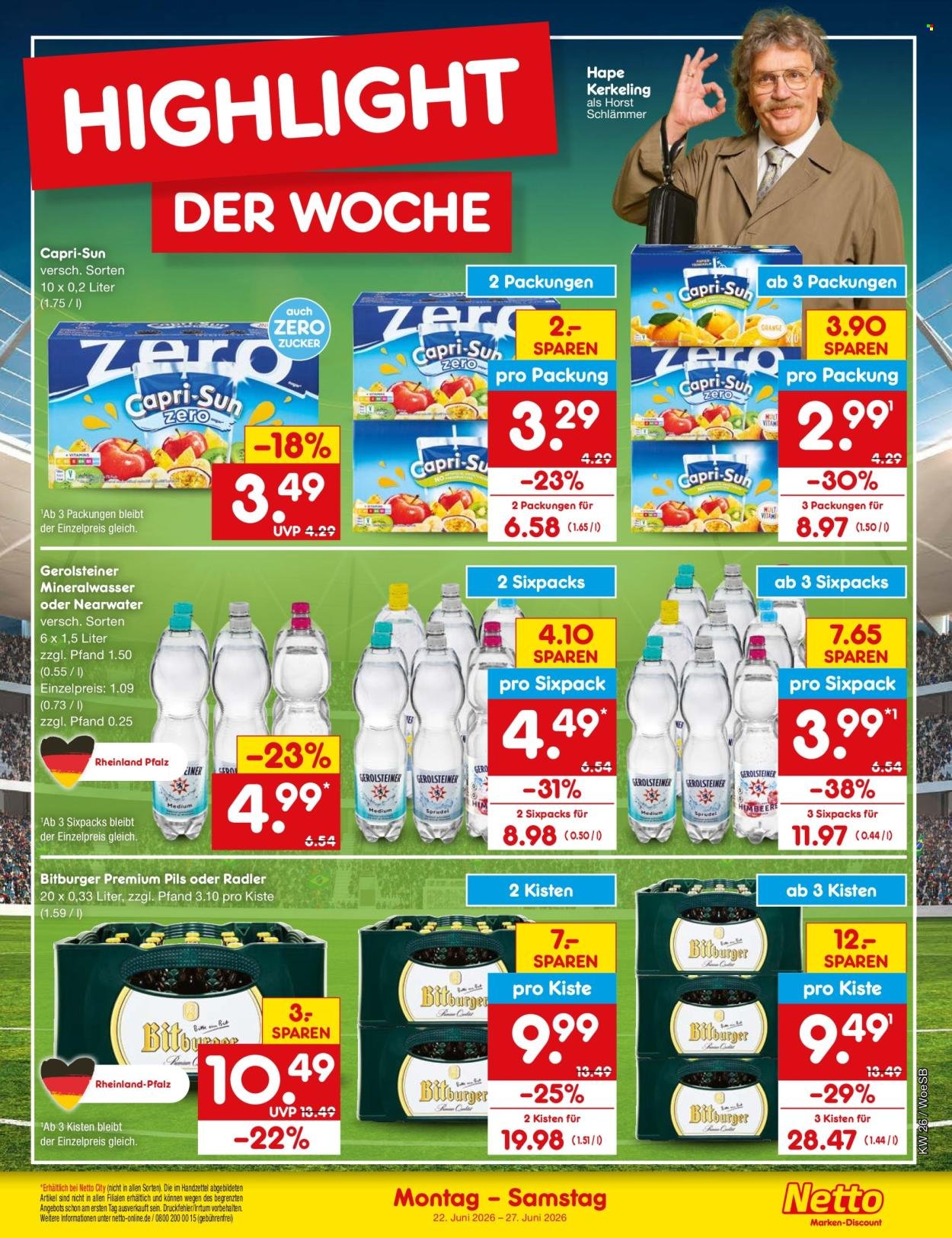 NETTO MARKEN-DISCOUNT Prospekt - Ab Montag 22.06.2026