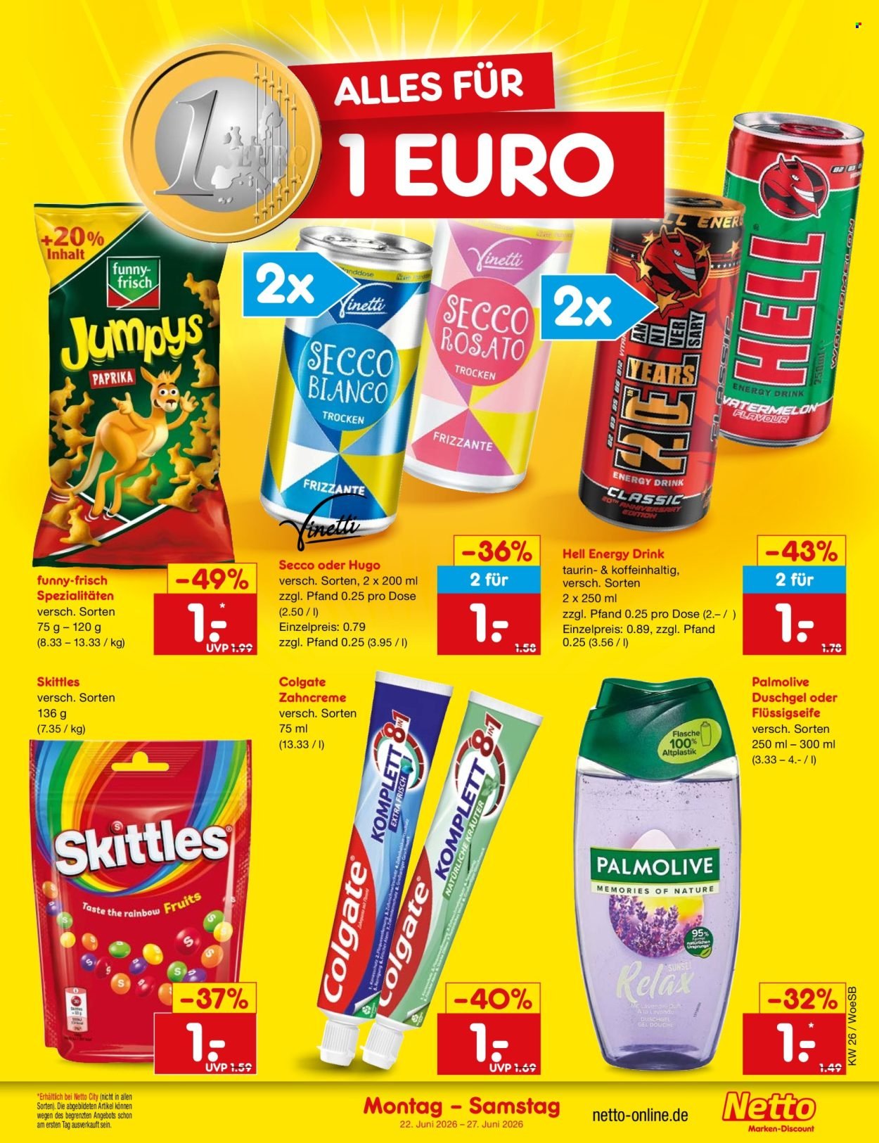 NETTO MARKEN-DISCOUNT Prospekt - Ab Montag 22.06.2026