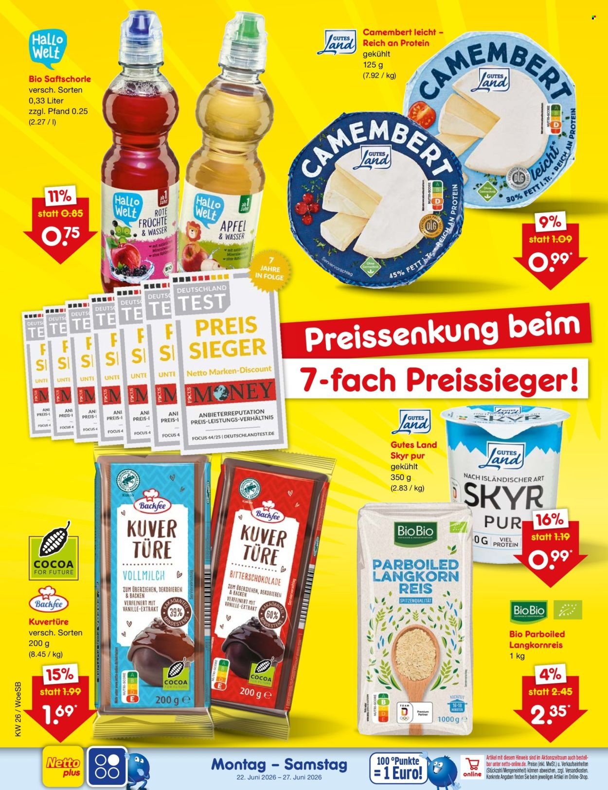 NETTO MARKEN-DISCOUNT Prospekt - Ab Montag 22.06.2026