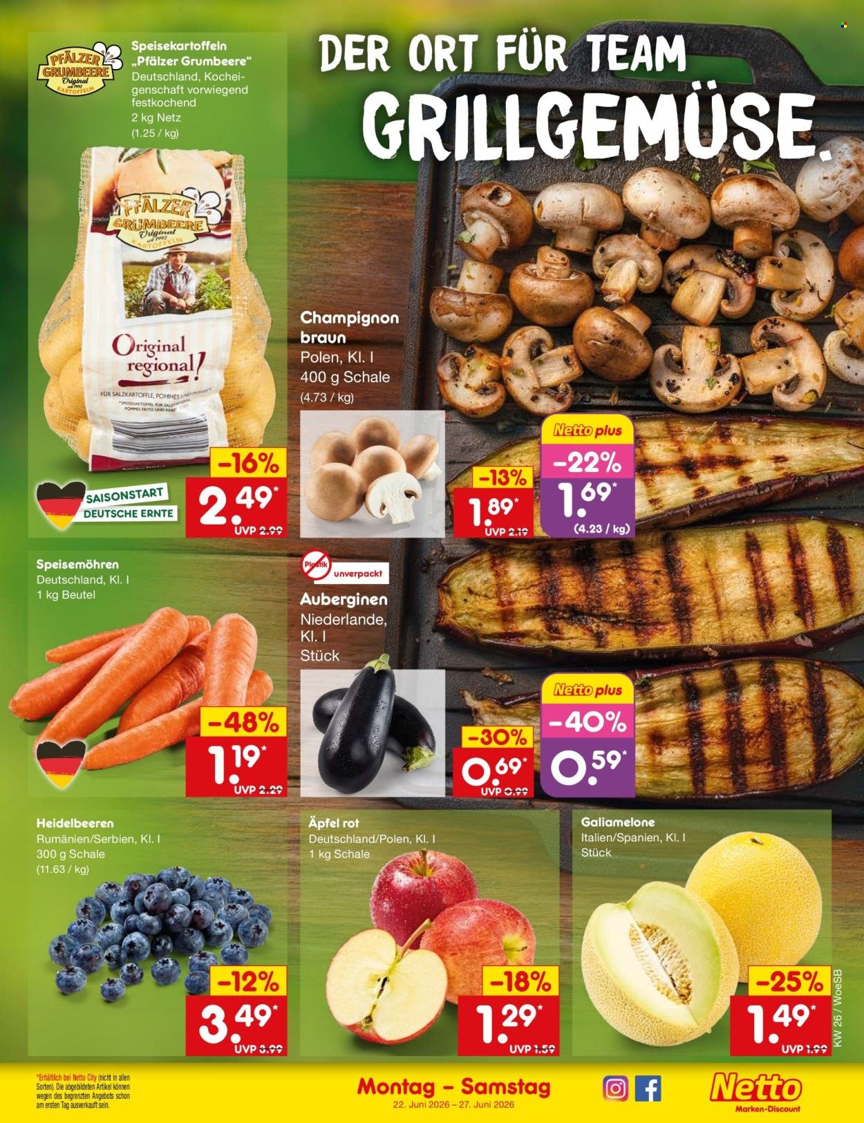 NETTO MARKEN-DISCOUNT Prospekt - Ab Montag 22.06.2026