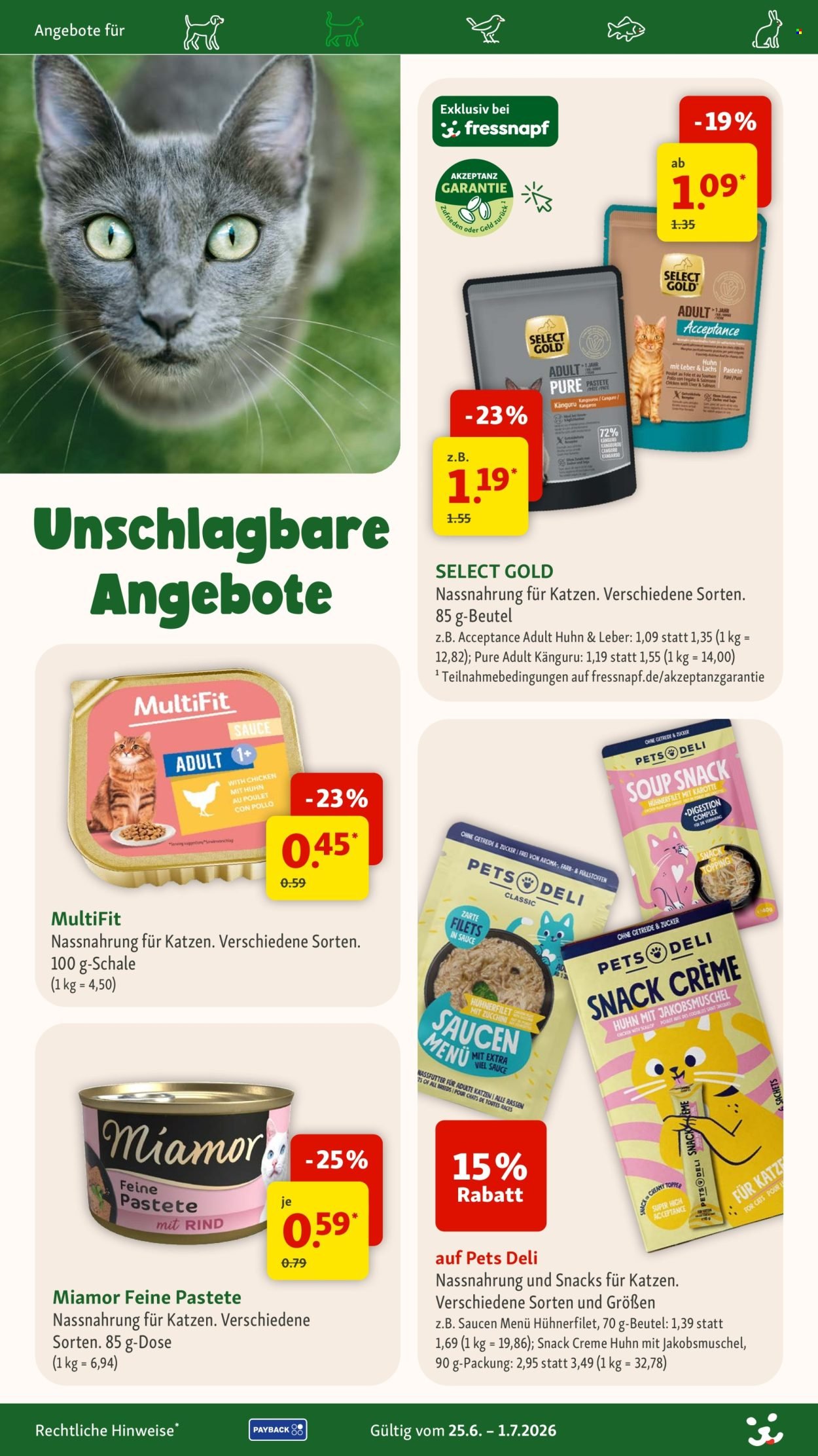FRESSNAPF Prospekt - Ab Donnerstag 25.06.2026