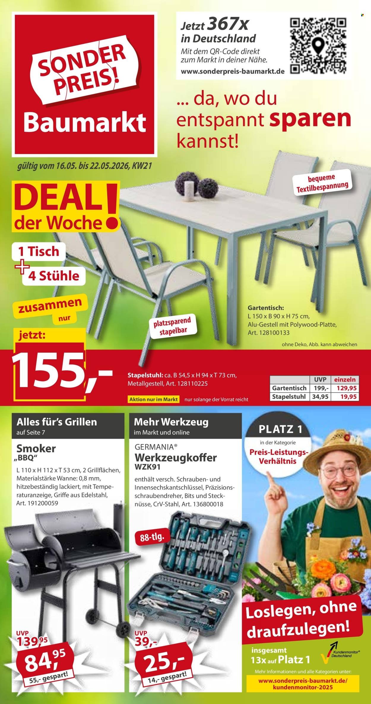 SONDERPREIS-BAUMARKT Prospekt - Ab Samstag 16.05.2026