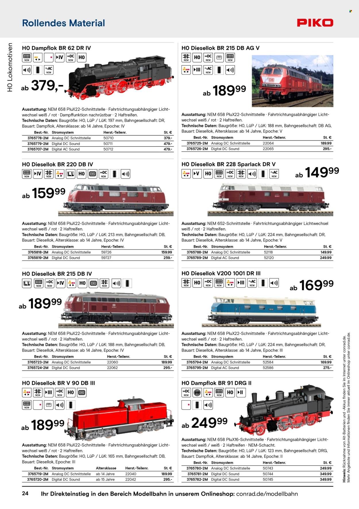 CONRAD Prospekt - Modellbahn