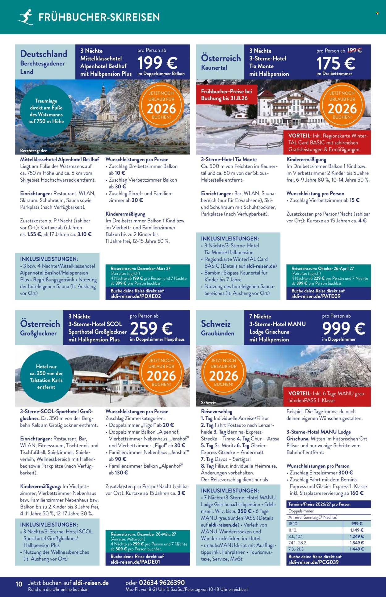 ALDI SÜD Prospekt - Reise-Highlights