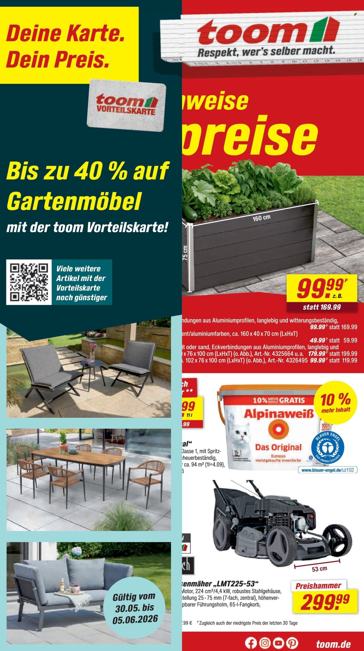TOOM BAUMARKT Prospekt - Ab Samstag 30.05.2026