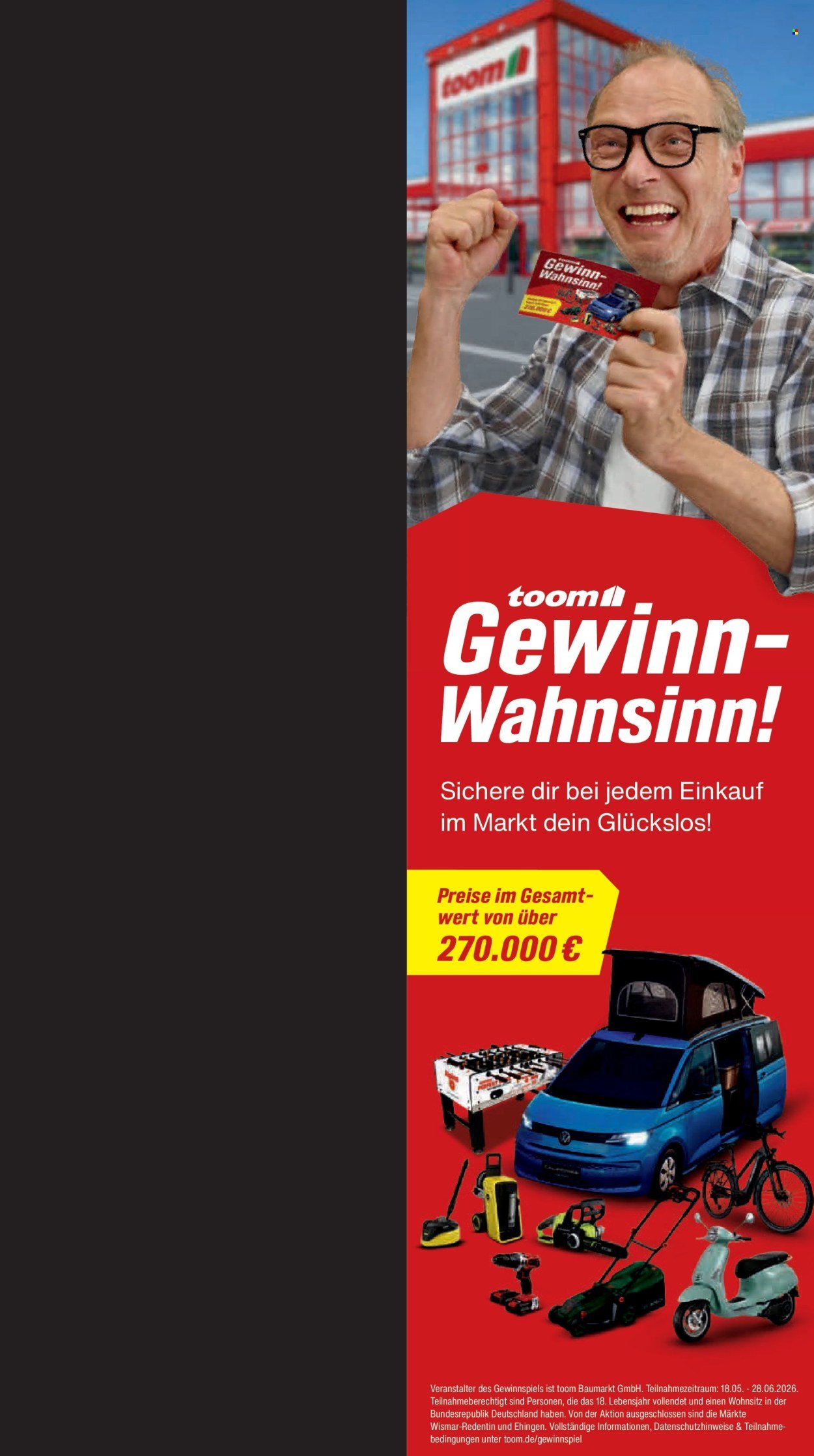 TOOM BAUMARKT Prospekt - Ab Samstag 30.05.2026