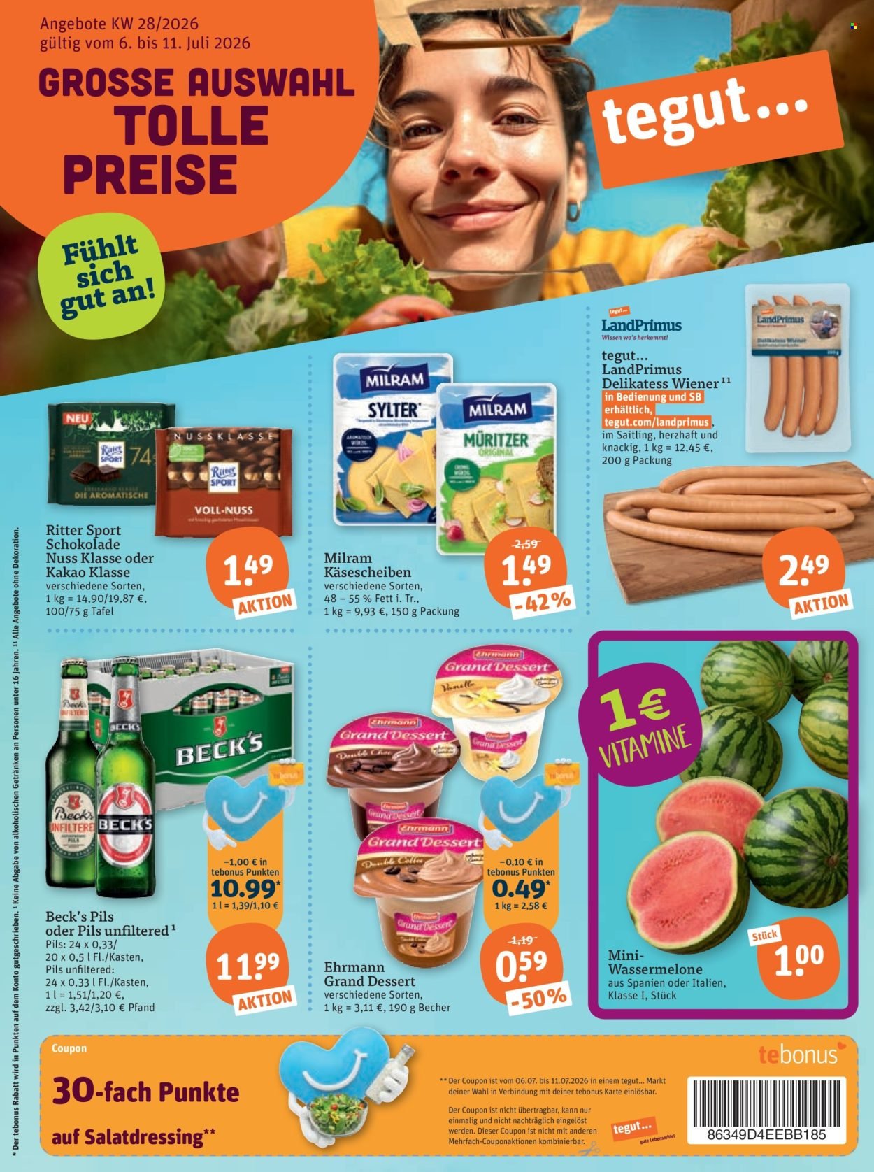 TEGUT... Prospekt - Ab Montag 6.07.2026