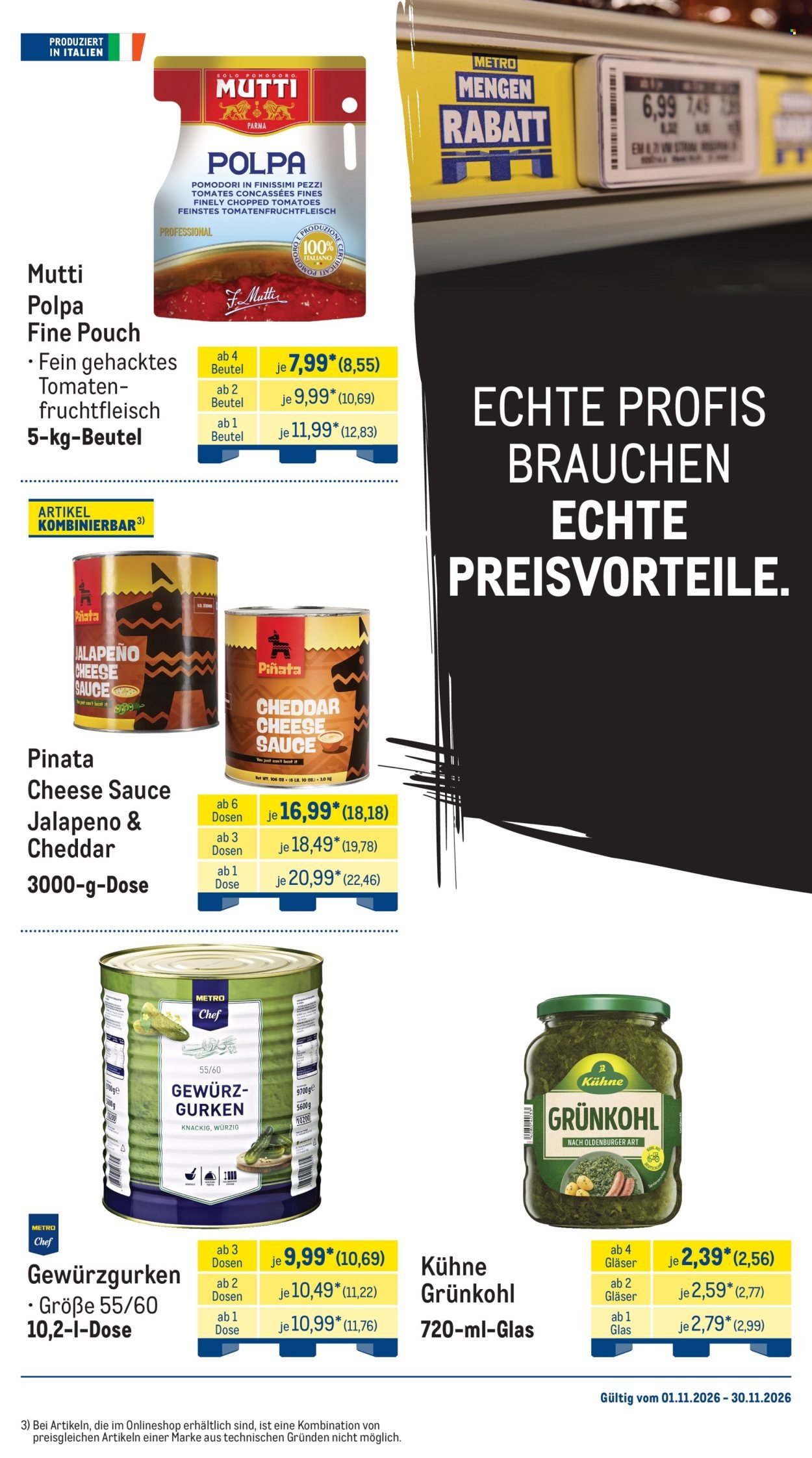 METRO Prospekt - Monats-Menü