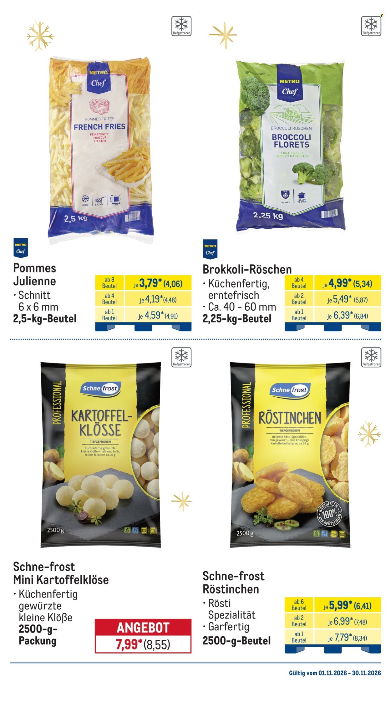 METRO Prospekt - Monats-Menü