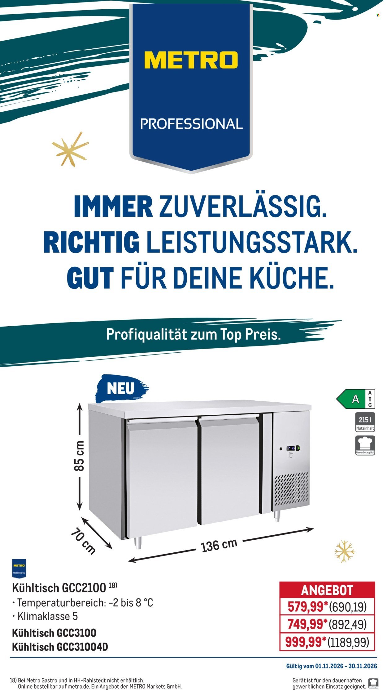 METRO Prospekt - Monats-Menü