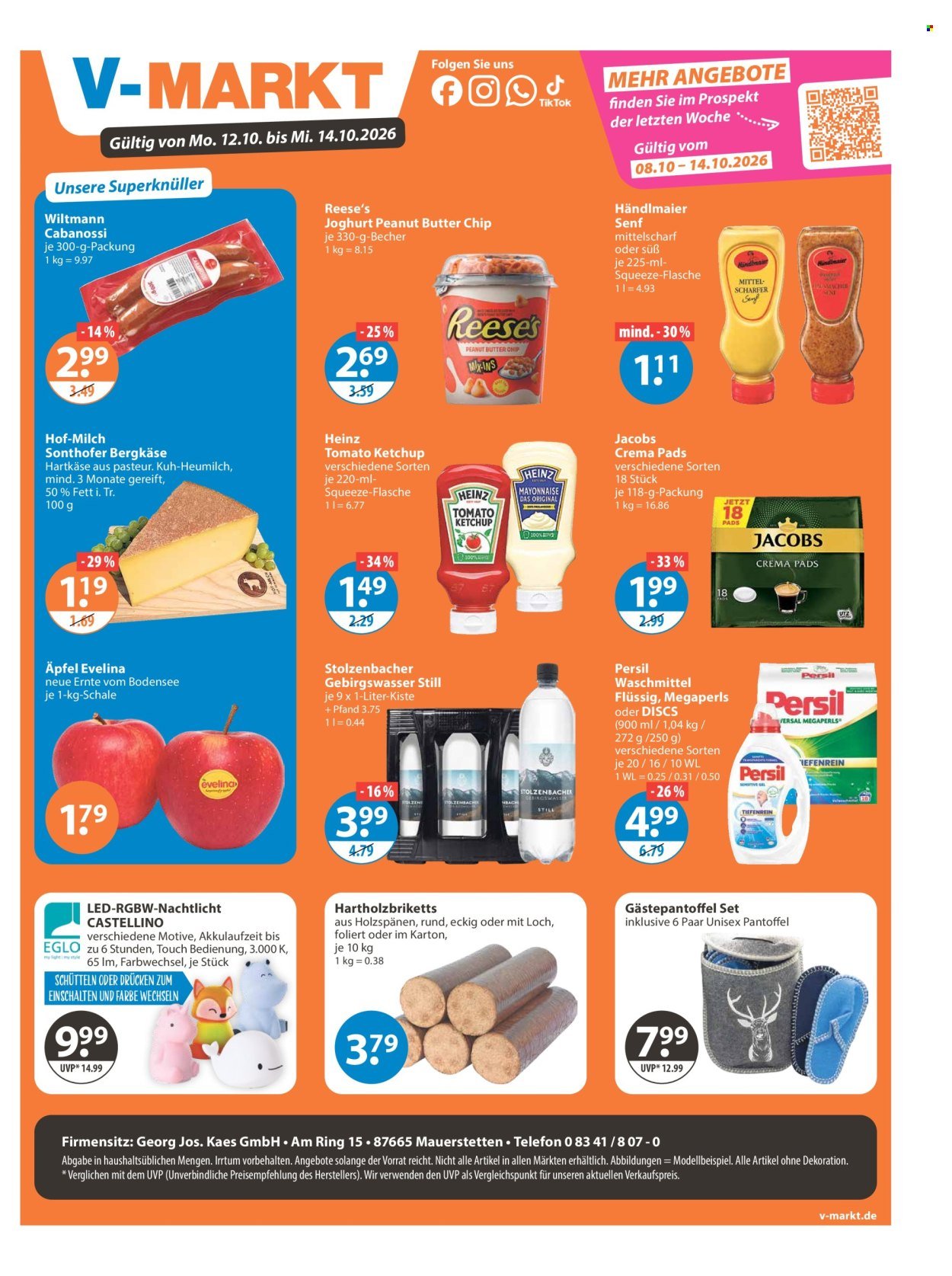 V-MARKT Prospekt - Ab Donnerstag 8.10.2026