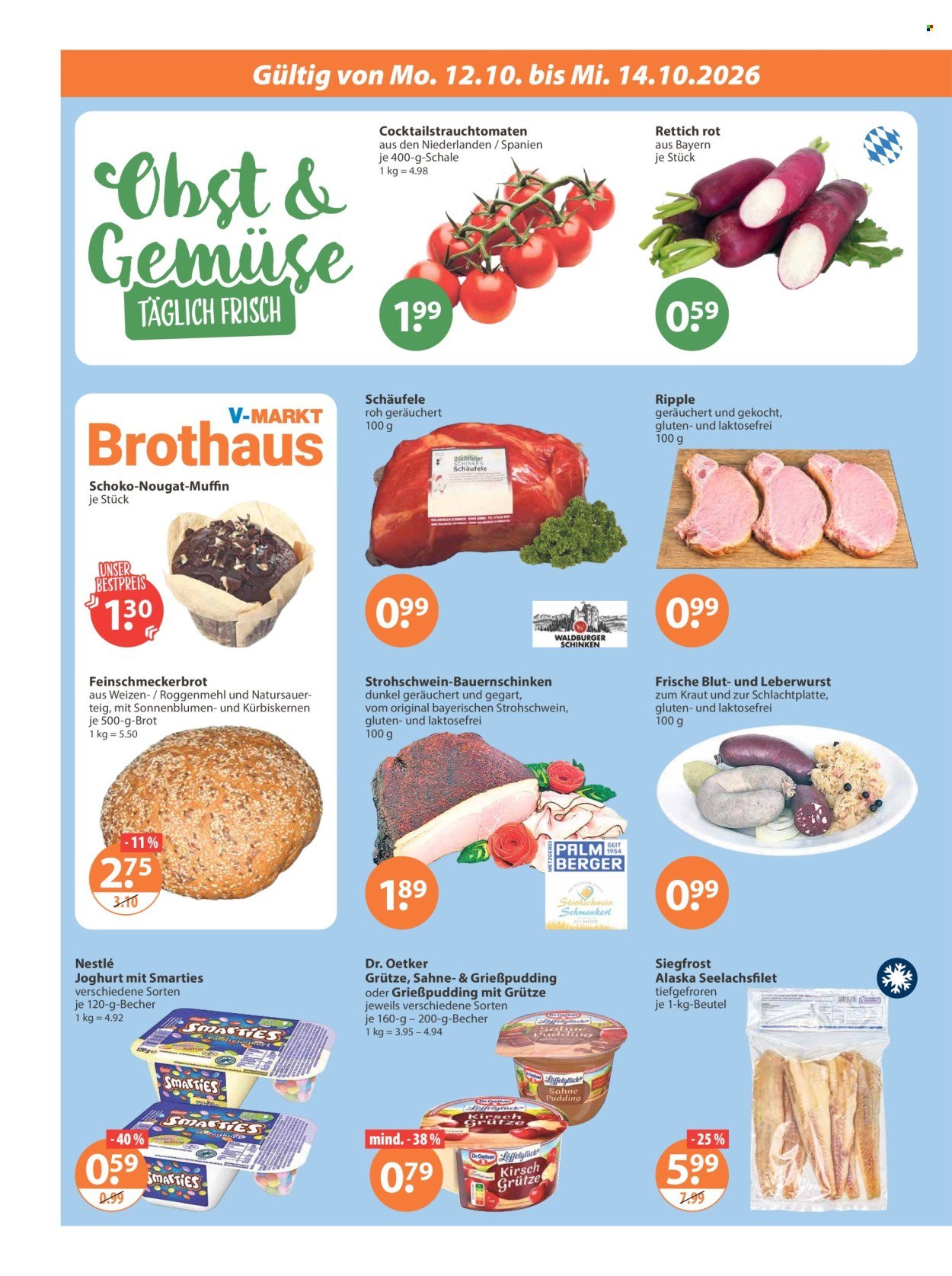 V-MARKT Prospekt - Ab Donnerstag 8.10.2026