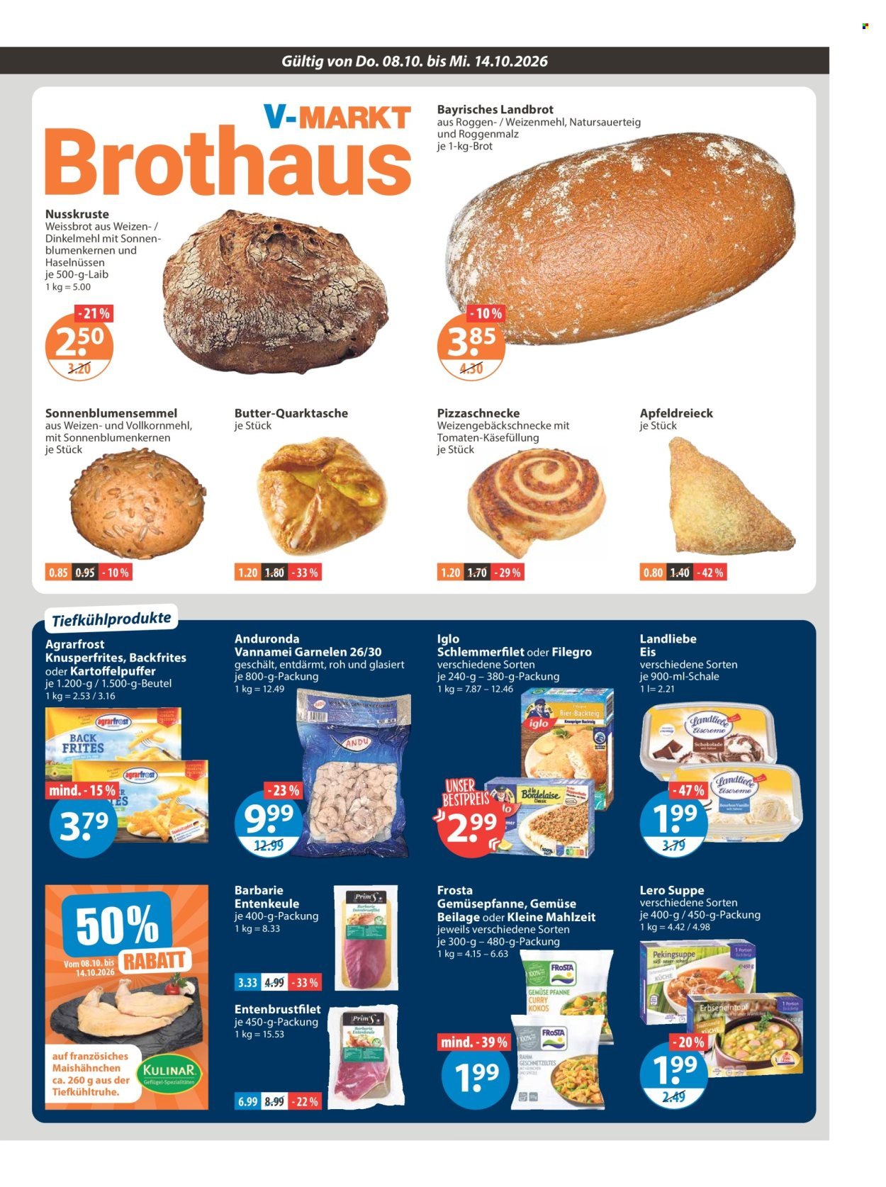 V-MARKT Prospekt - Ab Donnerstag 8.10.2026
